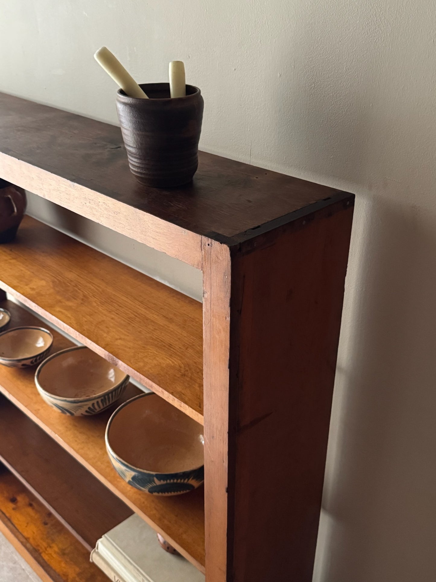 Farmhouse pine shelf