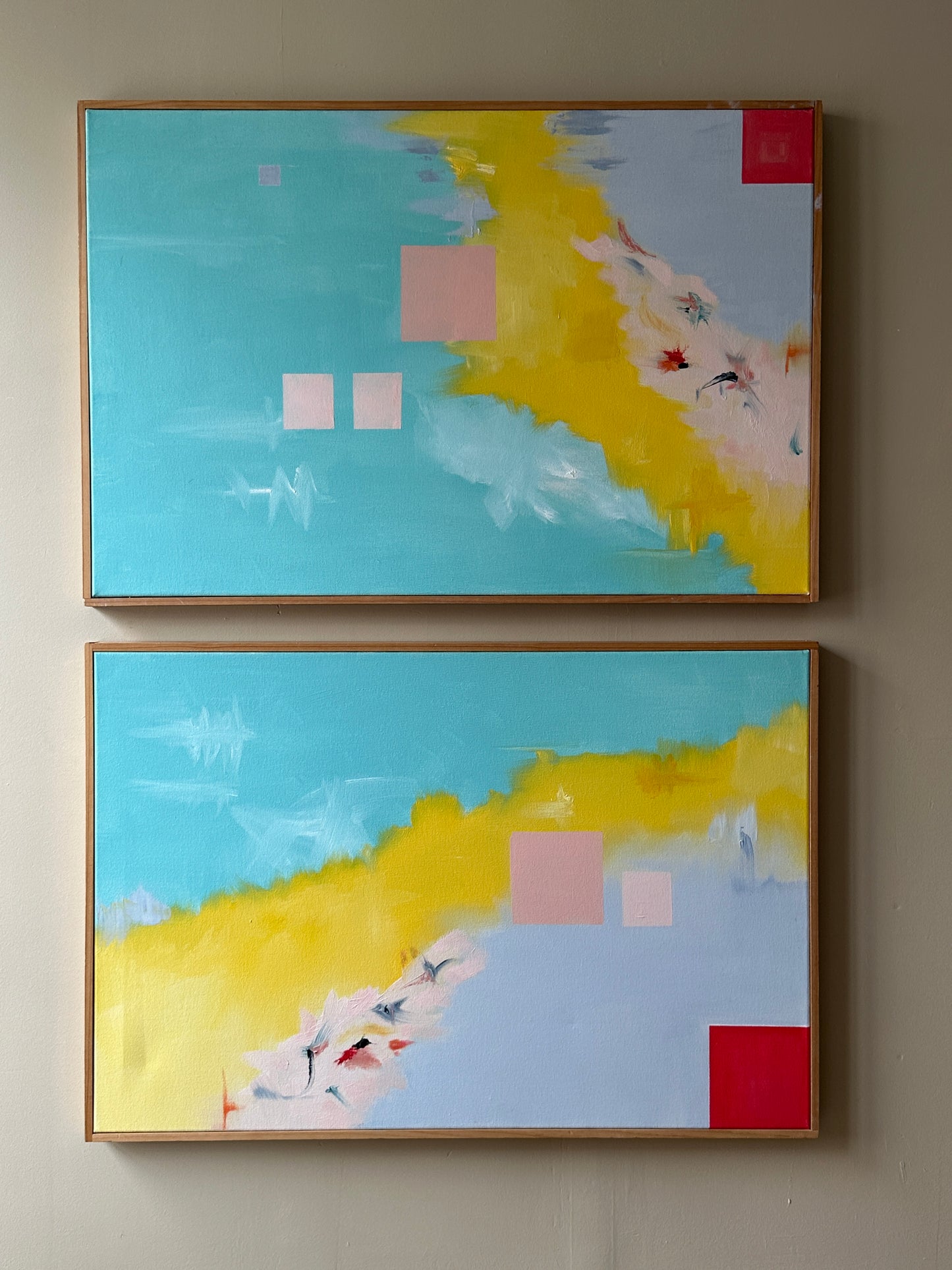 “Gemini I” painting by S. Klein