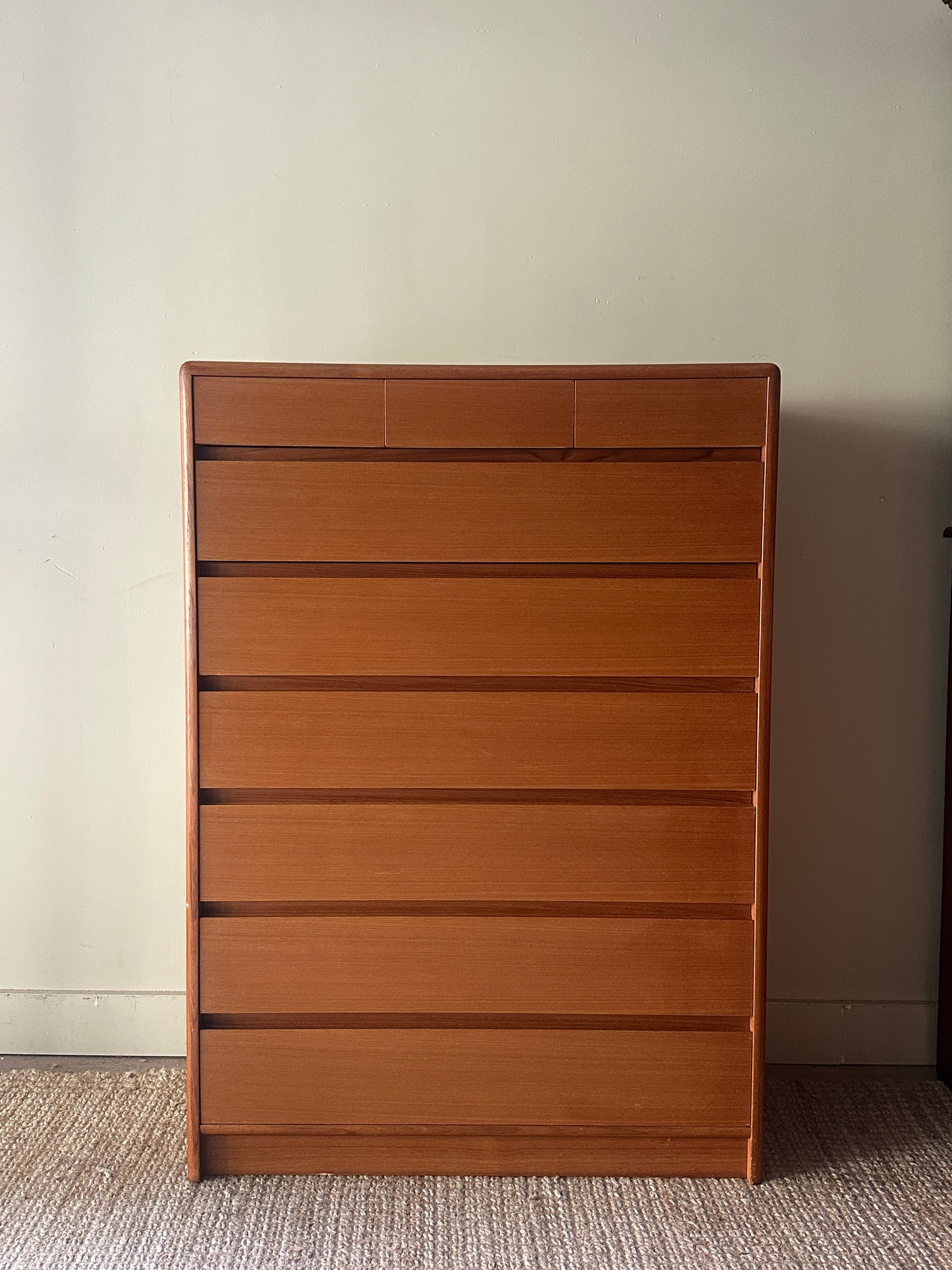 Teak tallboy