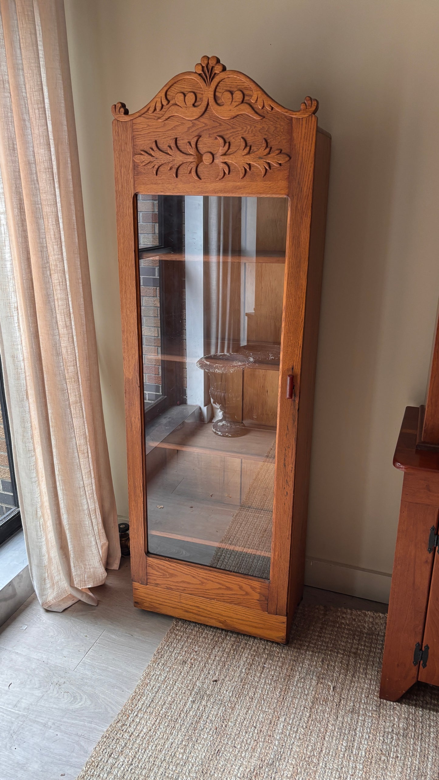 Oak Display bookcase