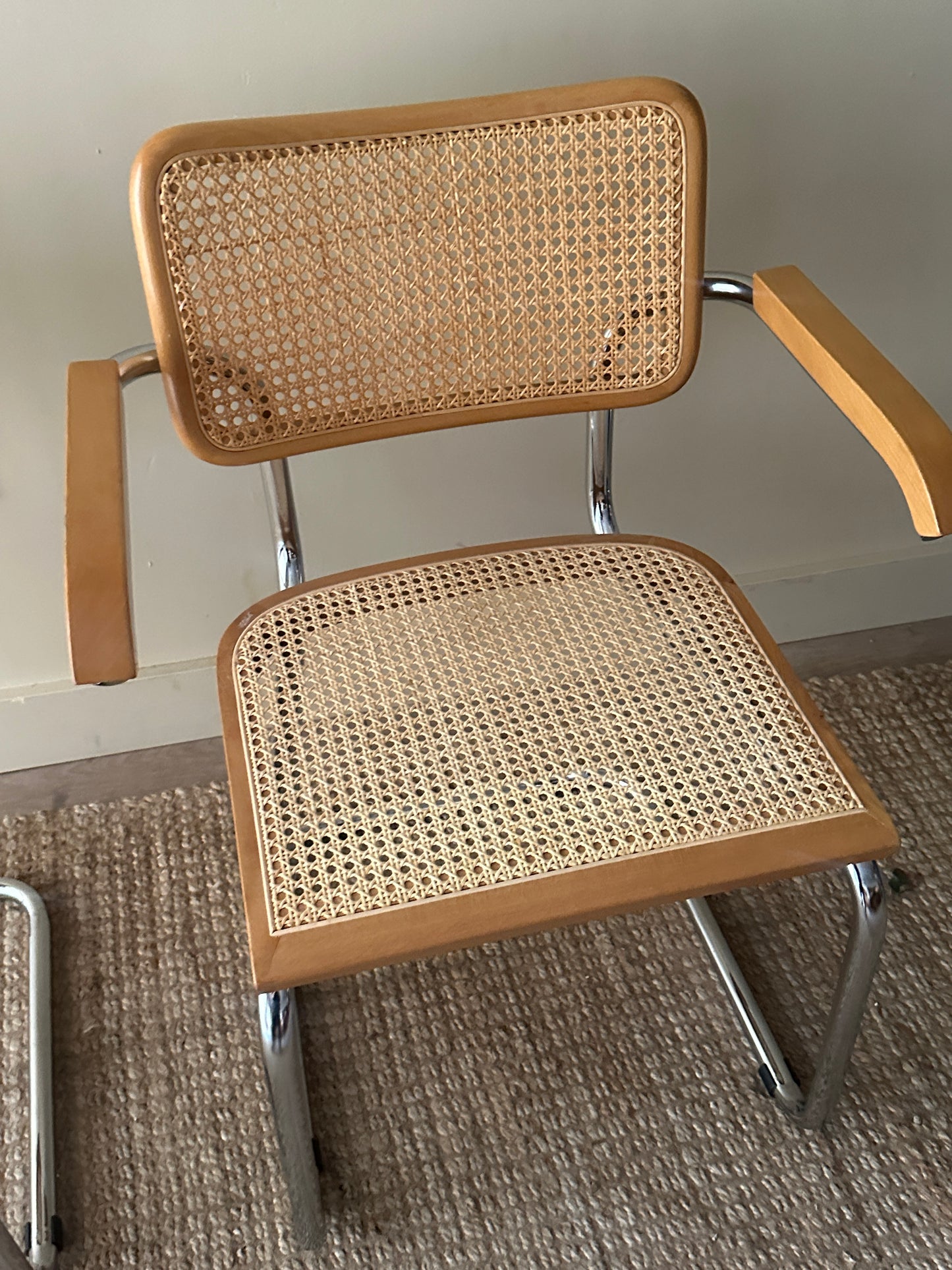 Cesca arm chairs. Sold individually.