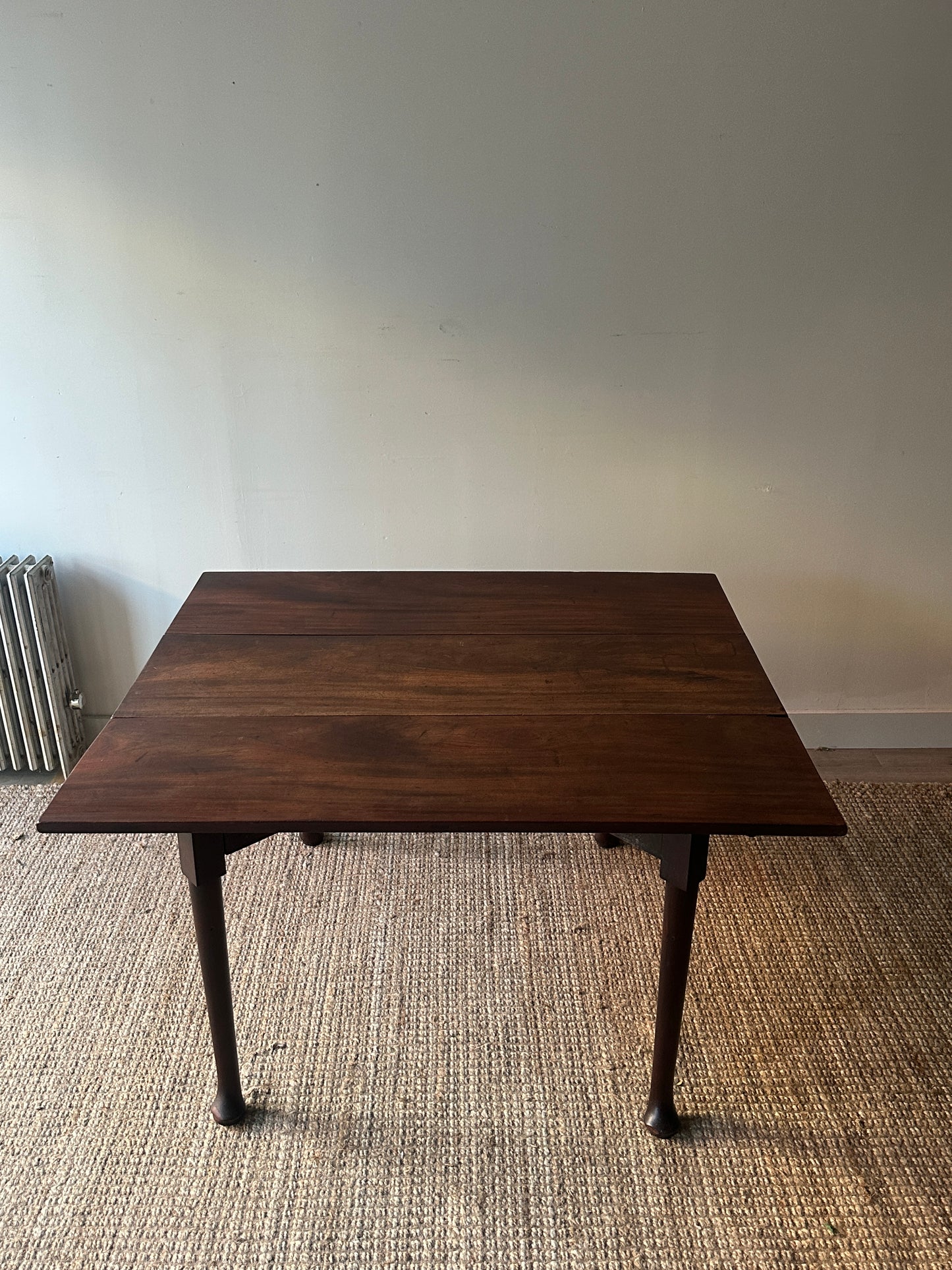Walnut drop leaf table