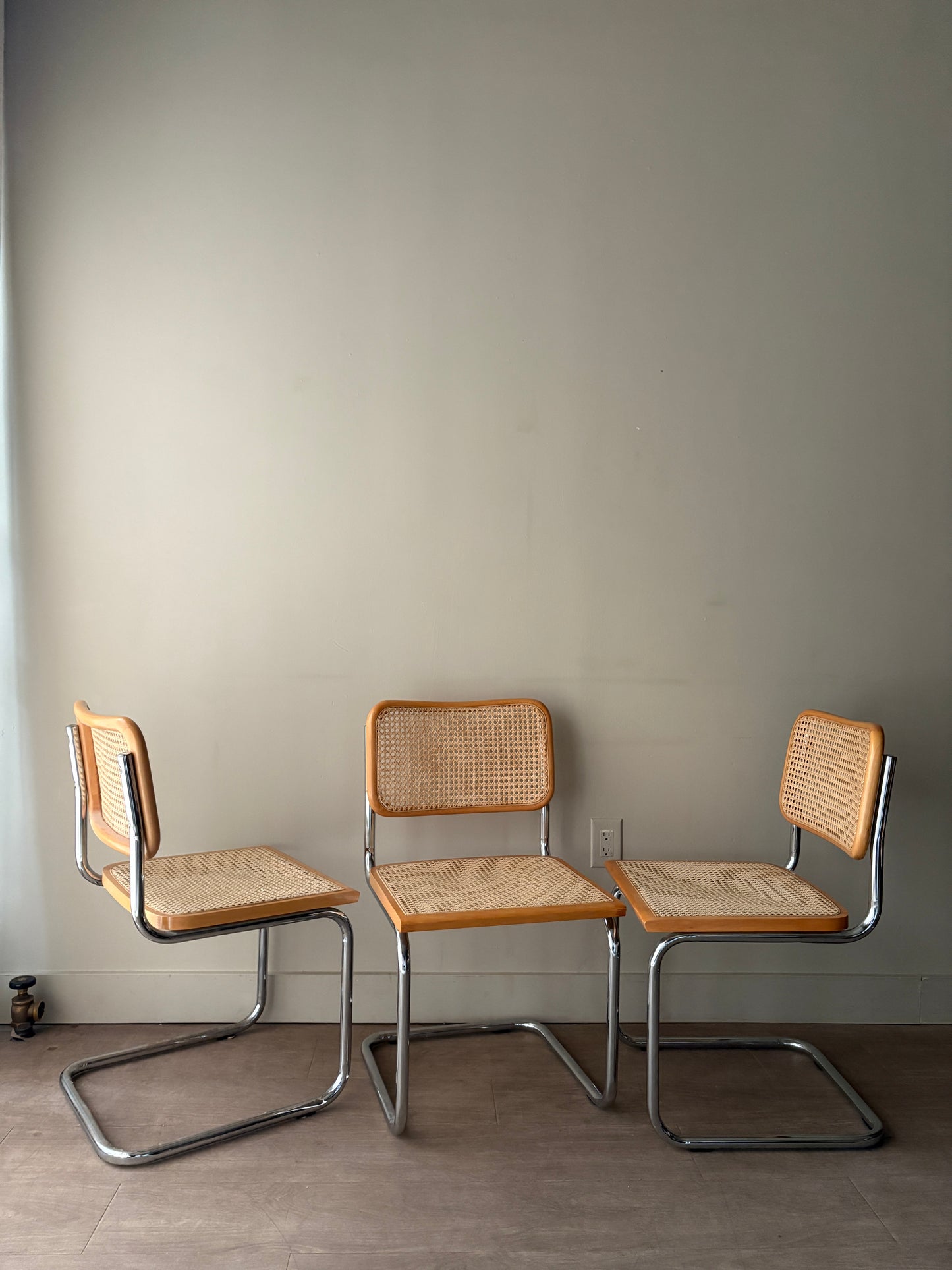 Cesca dining chairs. Sold individually.