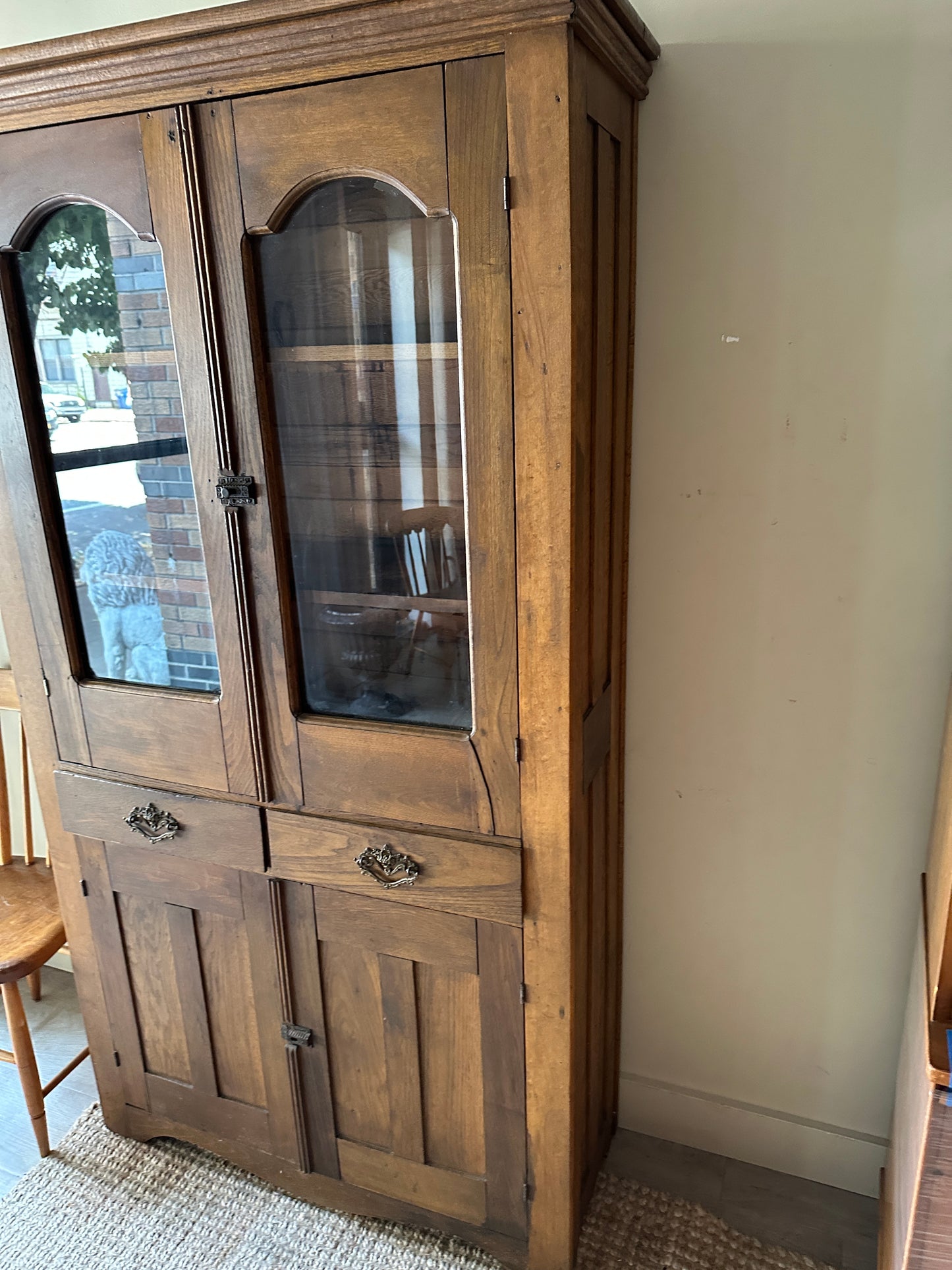 Oak hutch