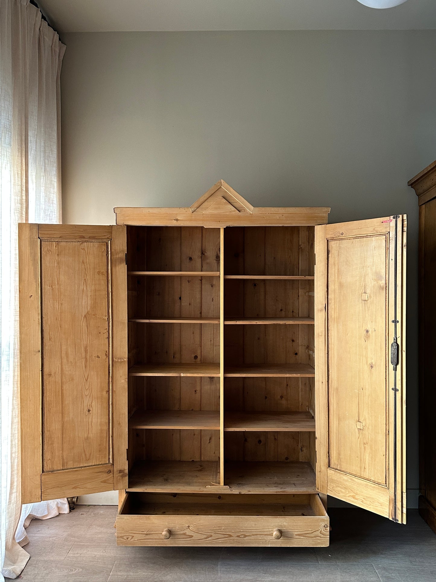 Scrubbed Pine Armoire