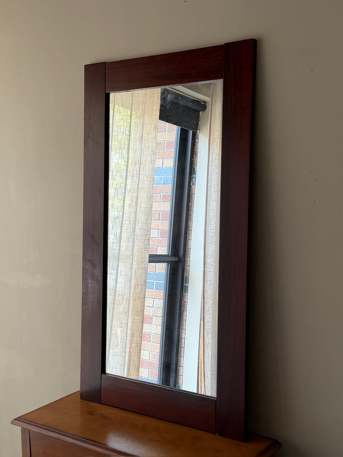 Rosewood mirror