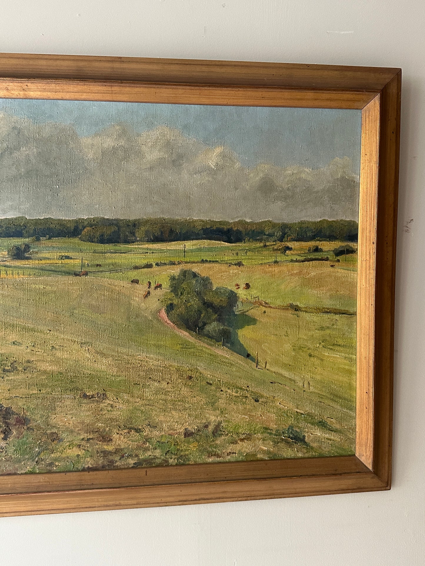 Pastoral landscape painting