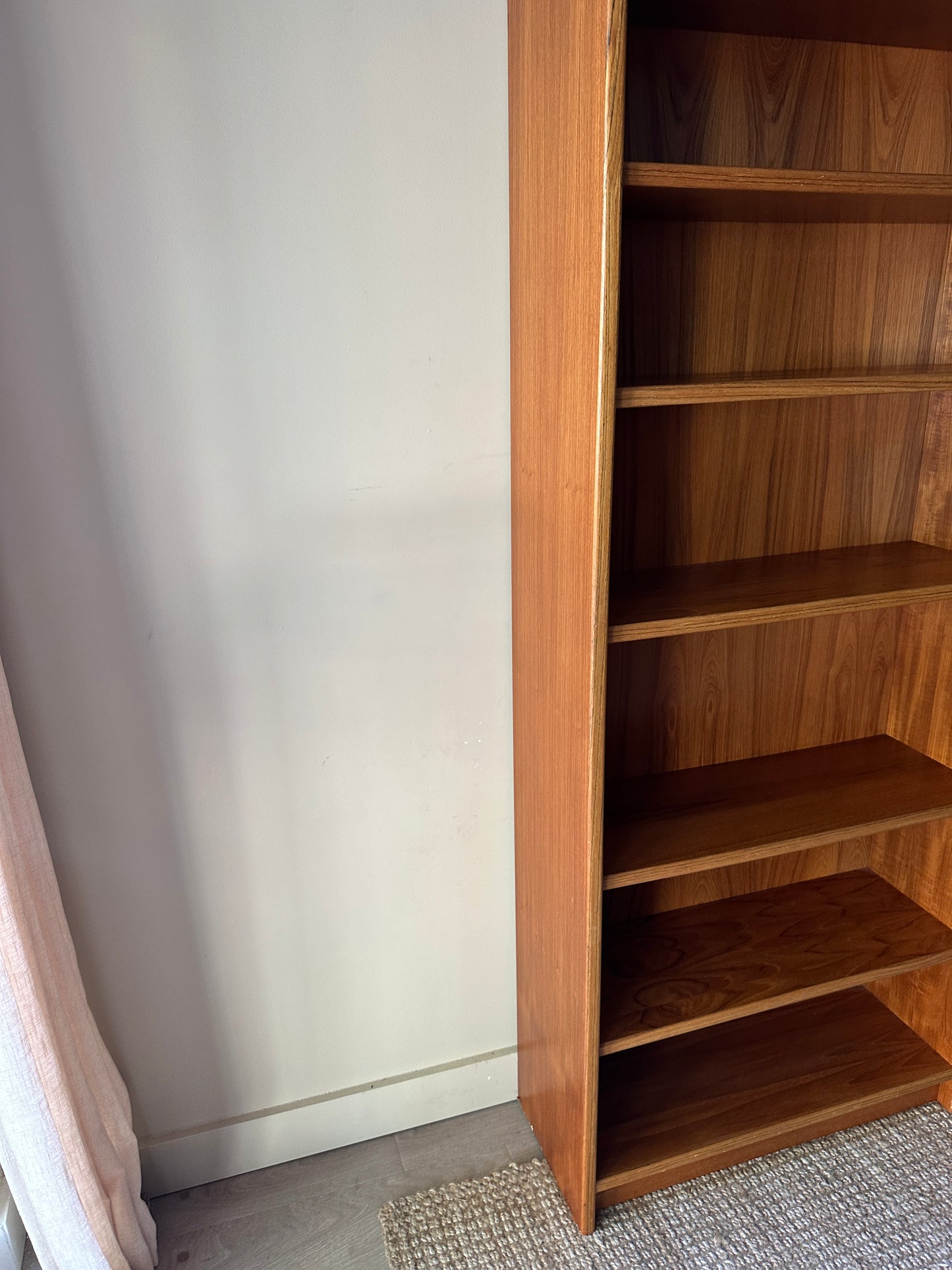 Teak bookshelf