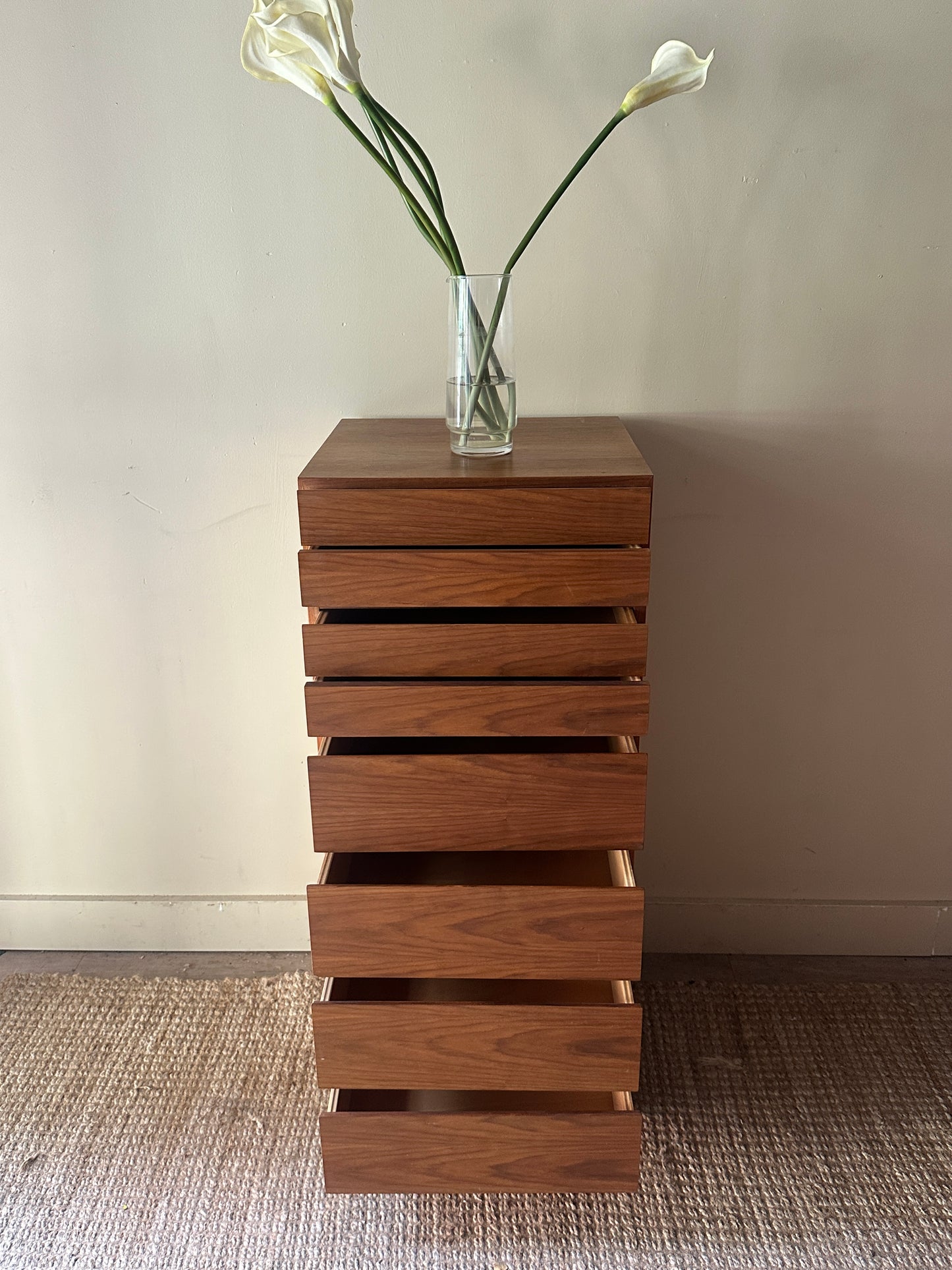 Teak lingerie dresser