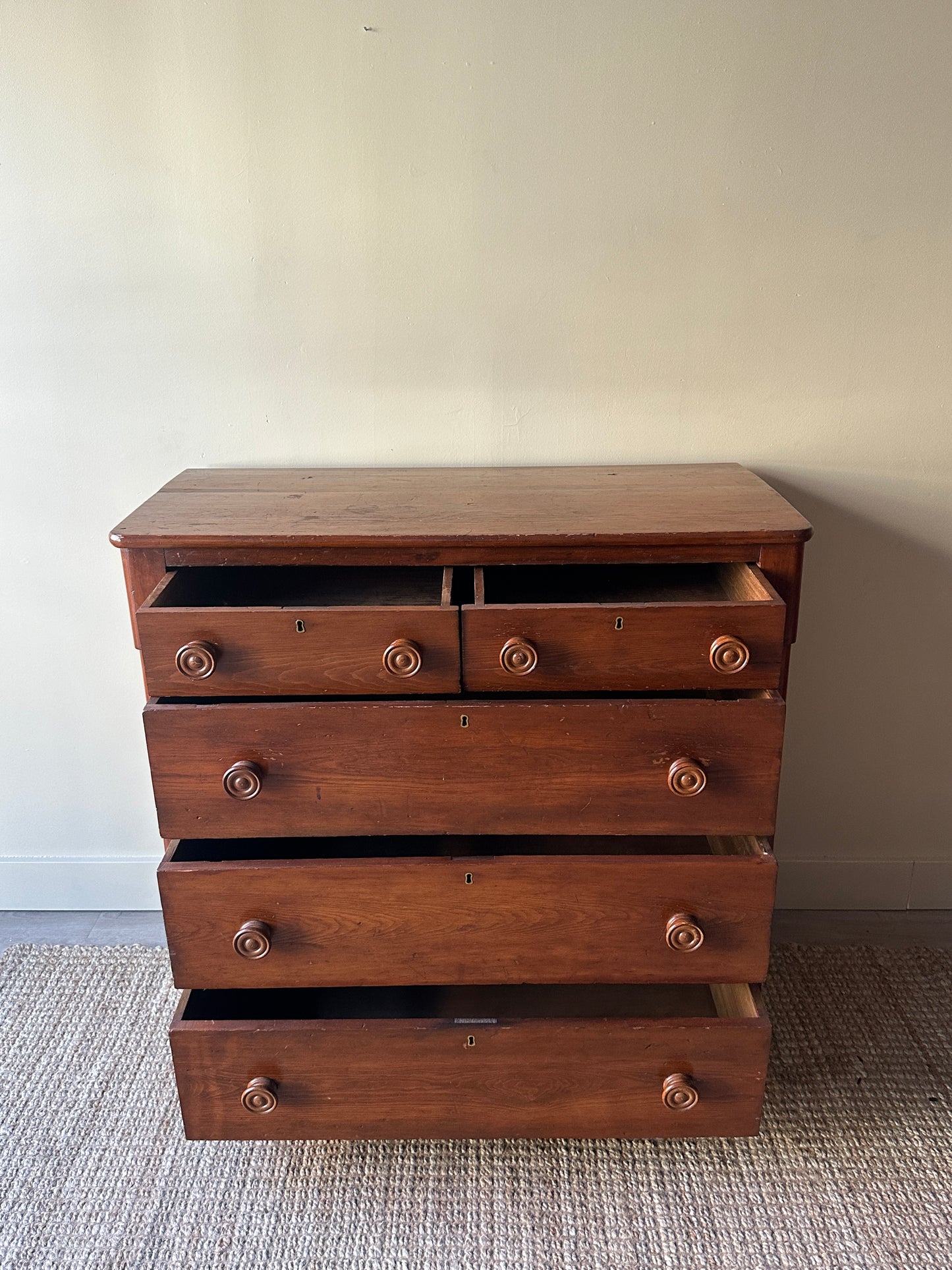 19th c. pine dresser