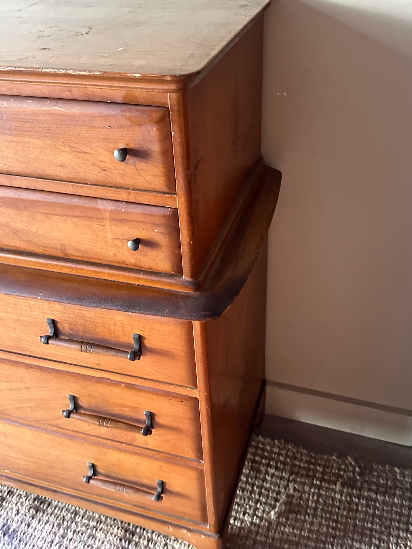 Walnut tallboy