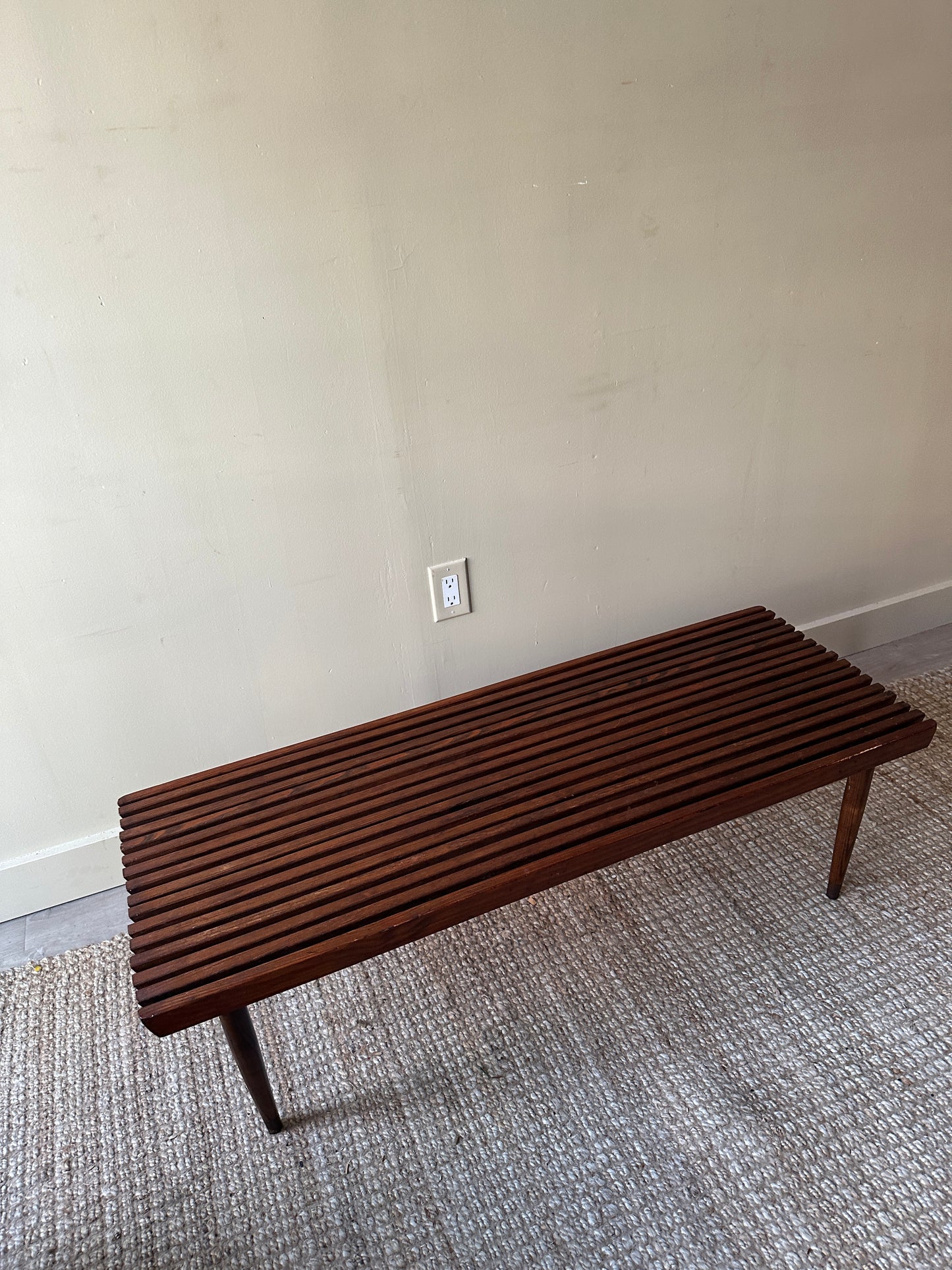 Slat coffee table
