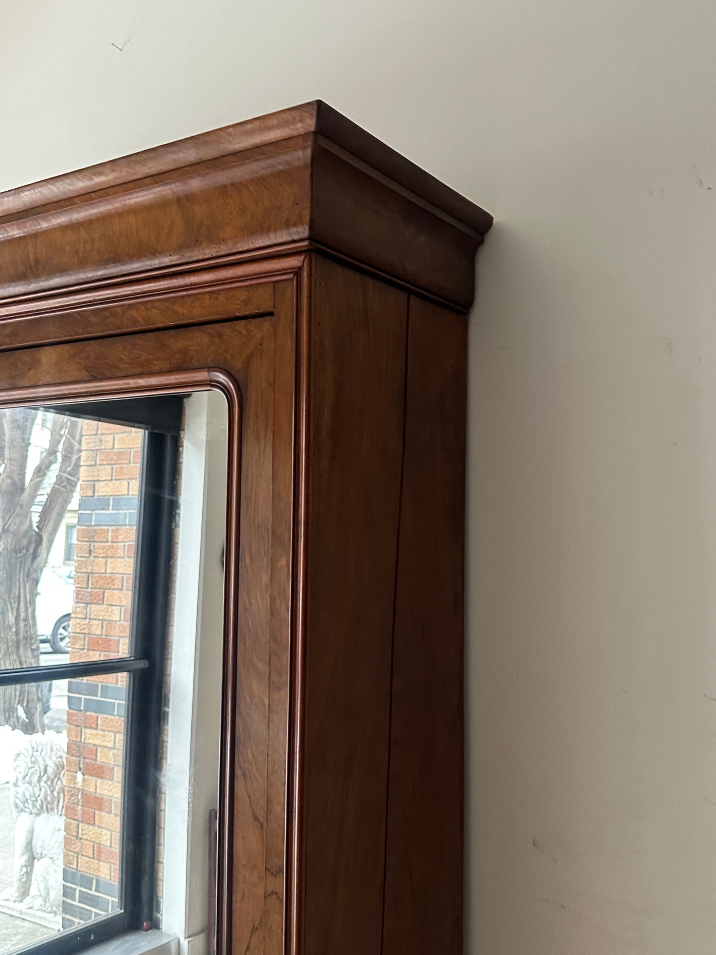 19th c. walnut armoire
