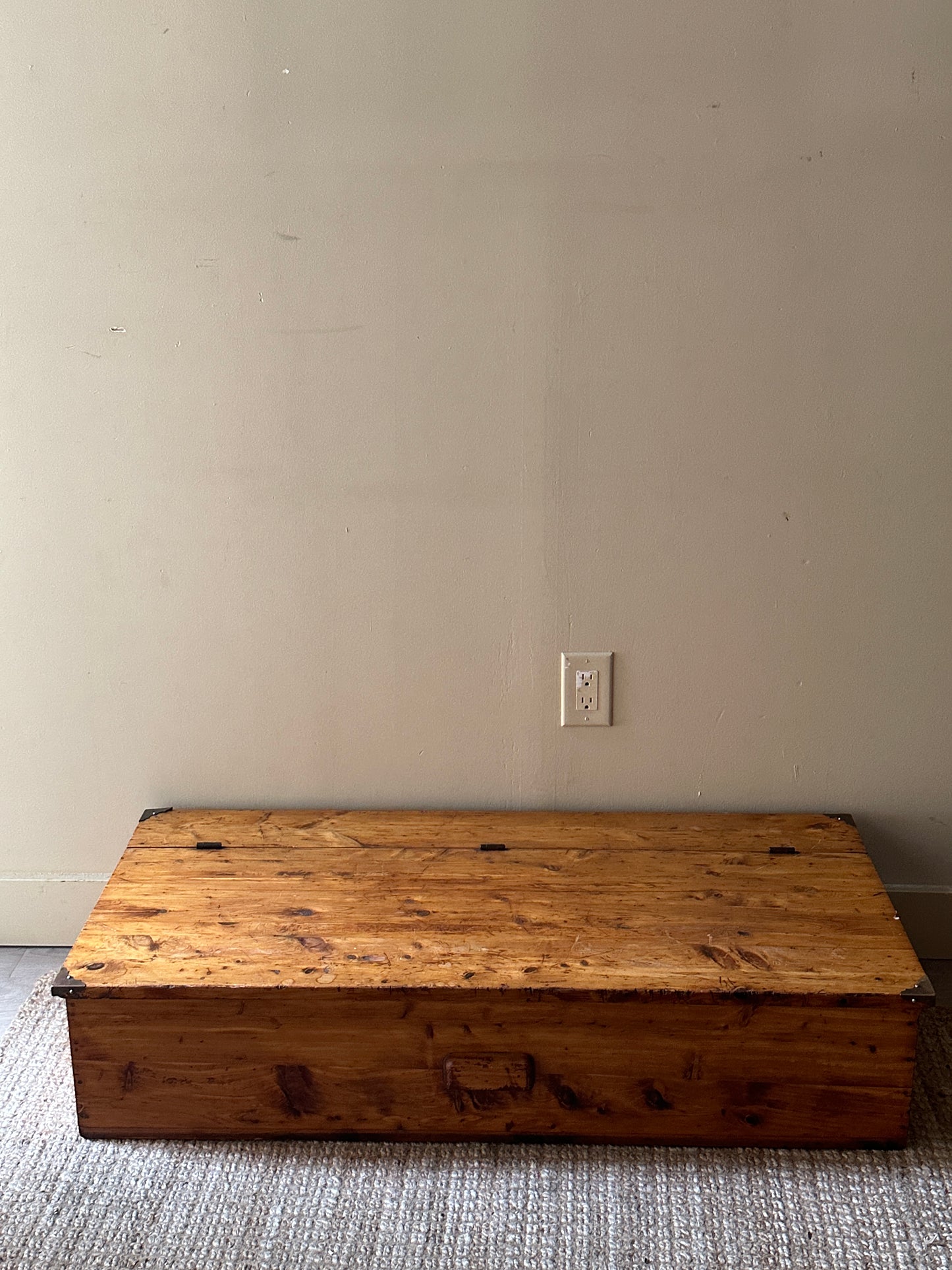 Pine and cedar low chest