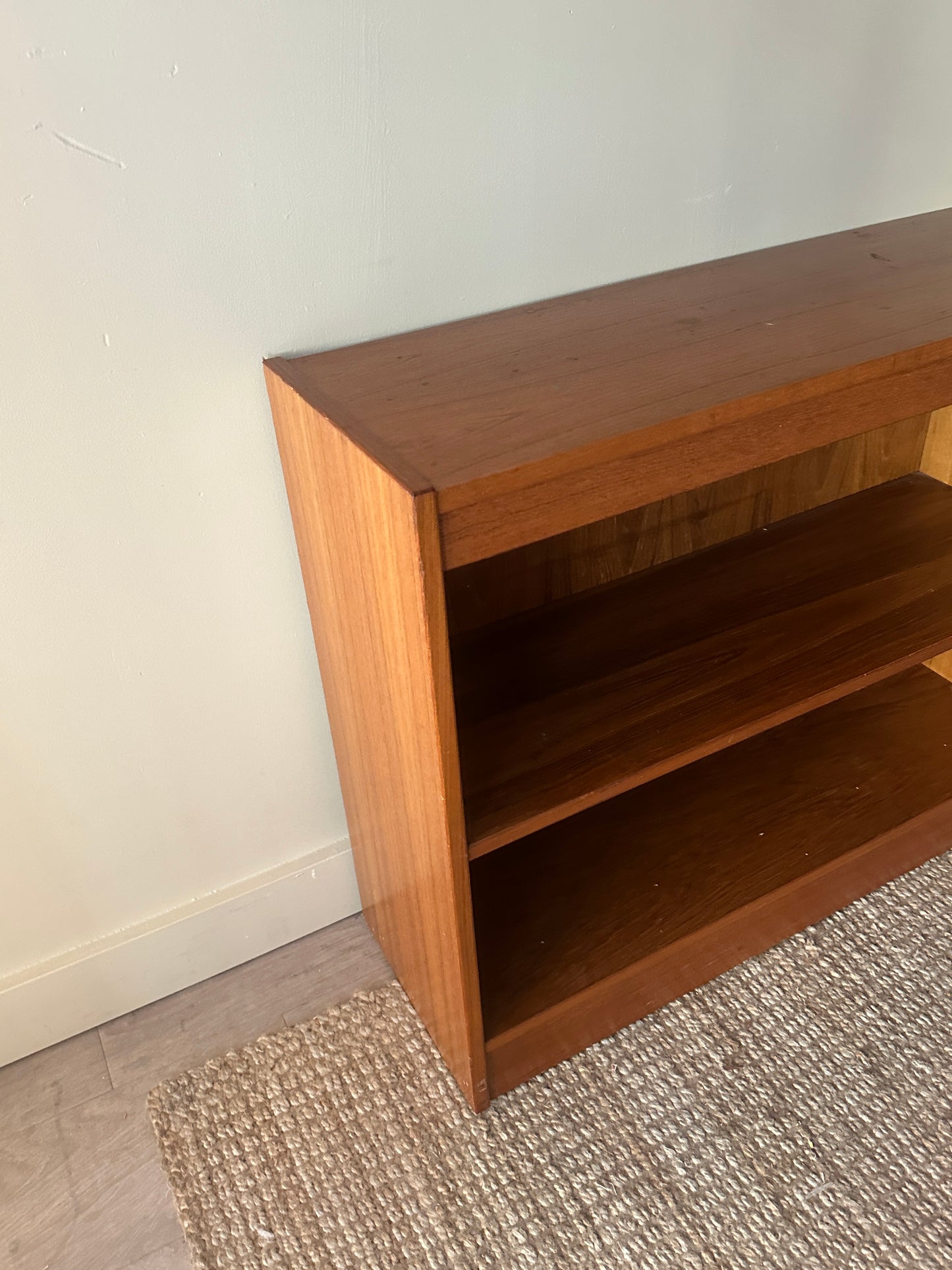 Small Danish teak bookshelf