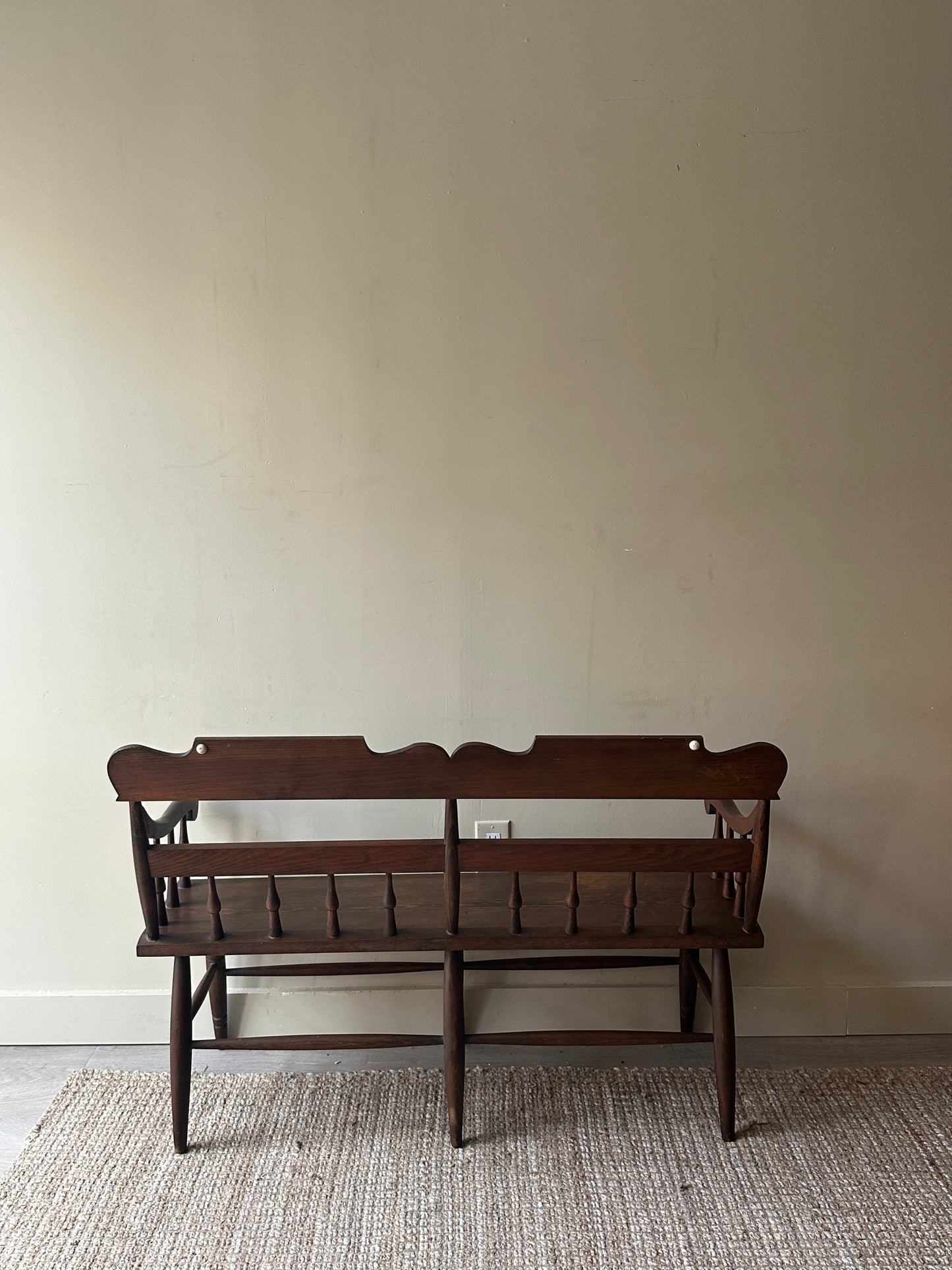Pine deacons bench