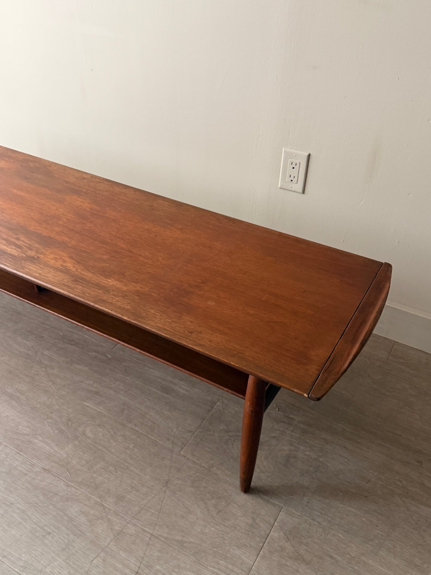 Walnut coffee table