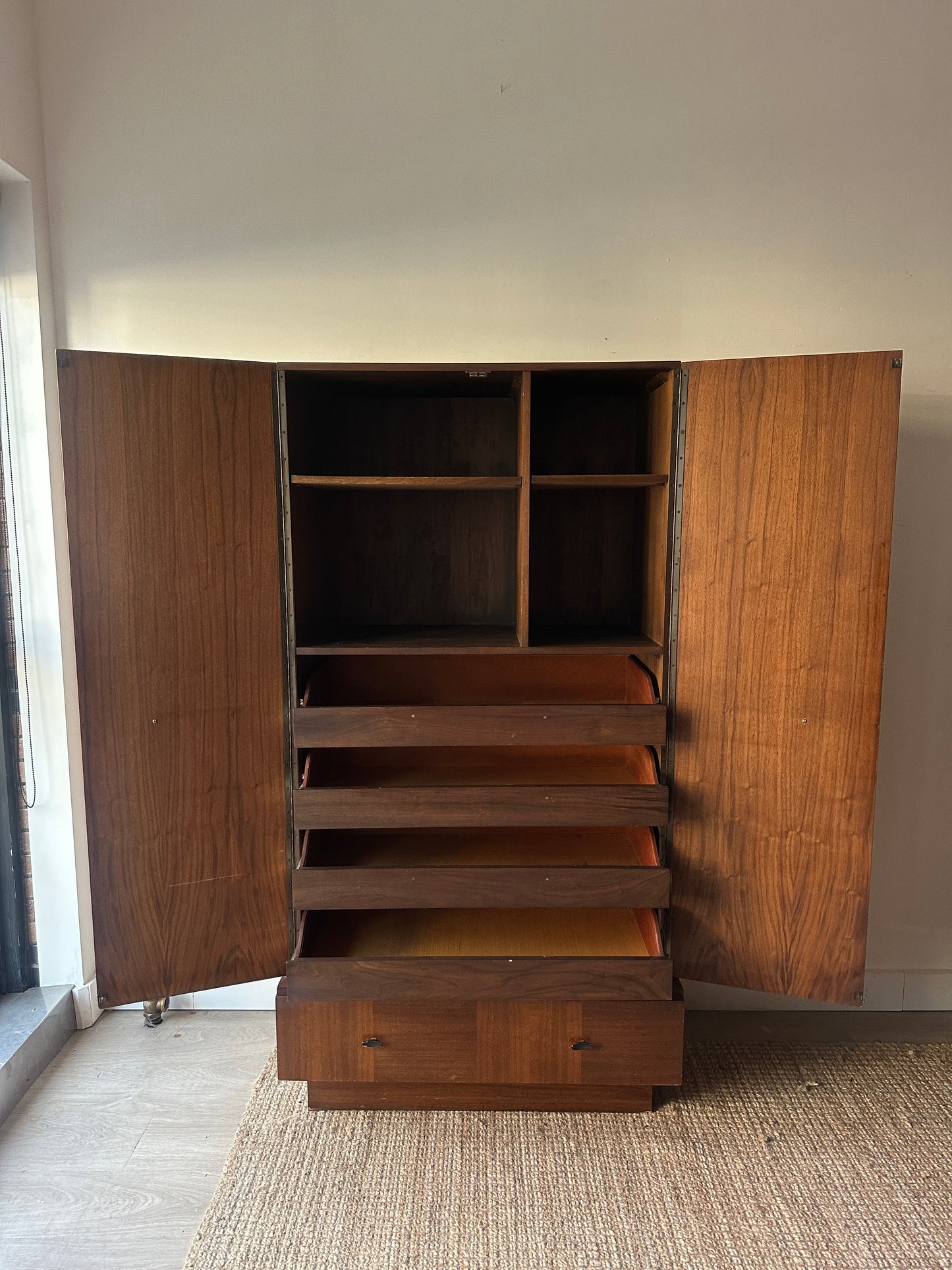 Walnut armoire