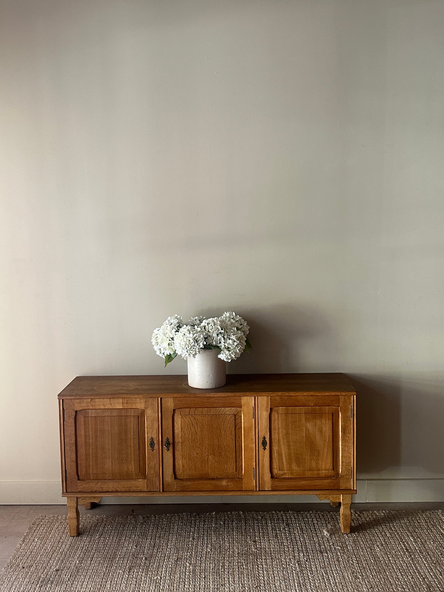 Danish oak sideboard by Henning Kjaernulf