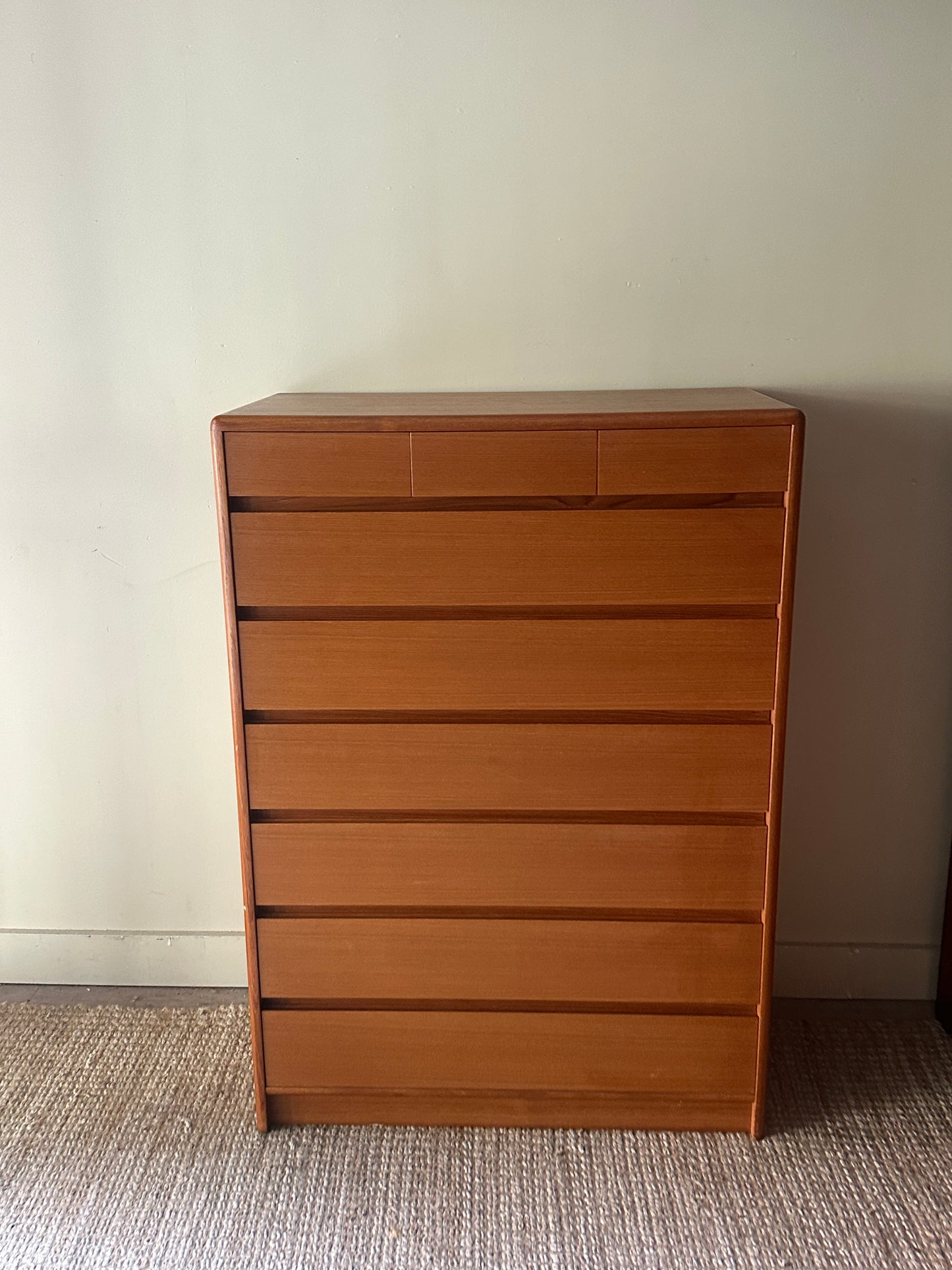 Teak tallboy