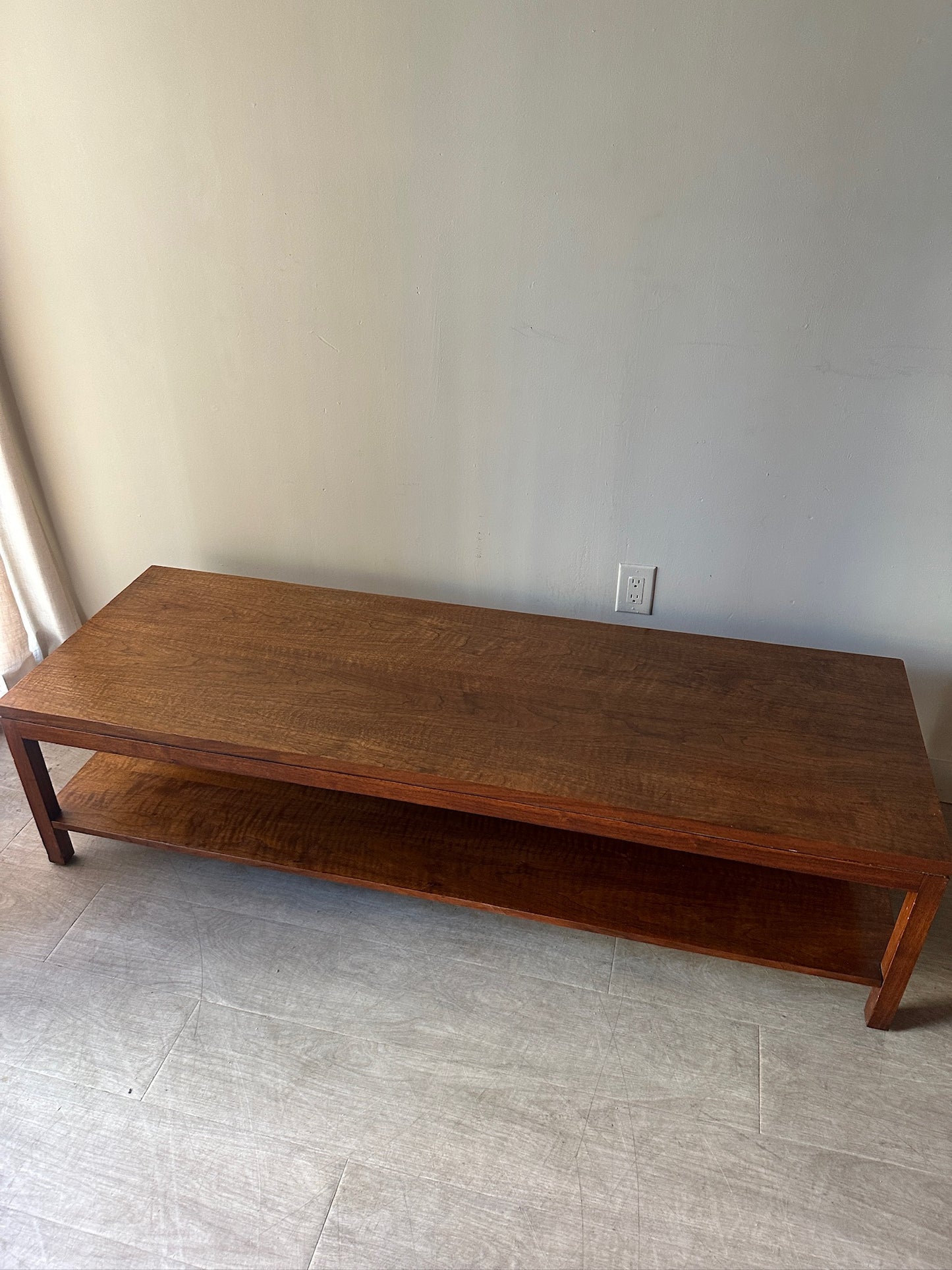 Walnut coffee table