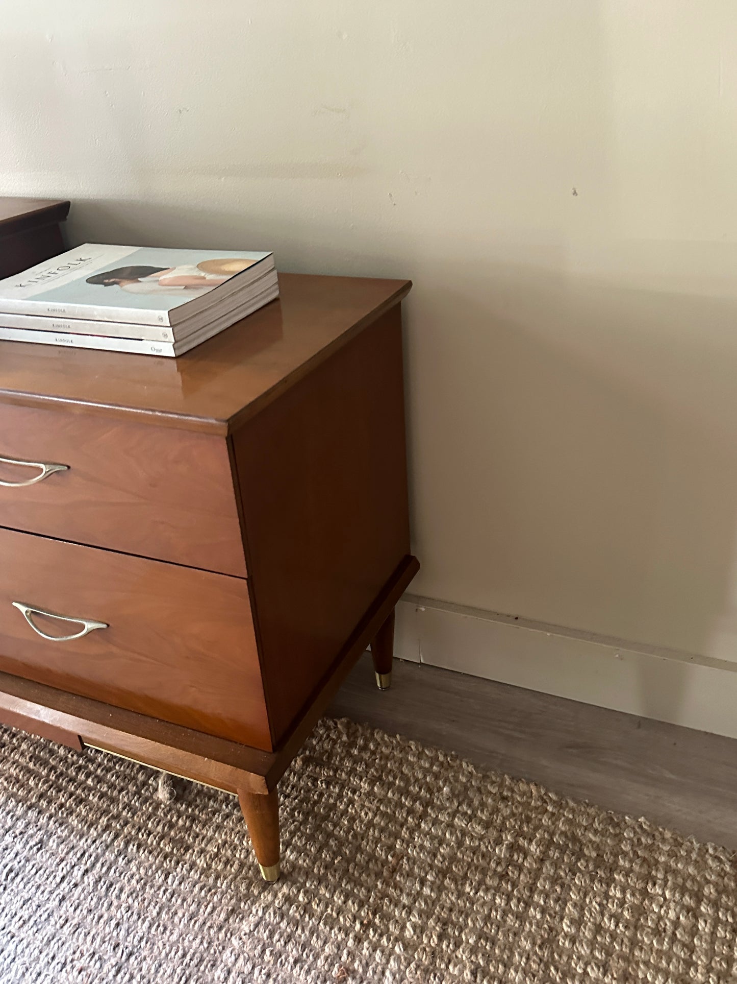 Walnut credenza with cedar lined trunk
