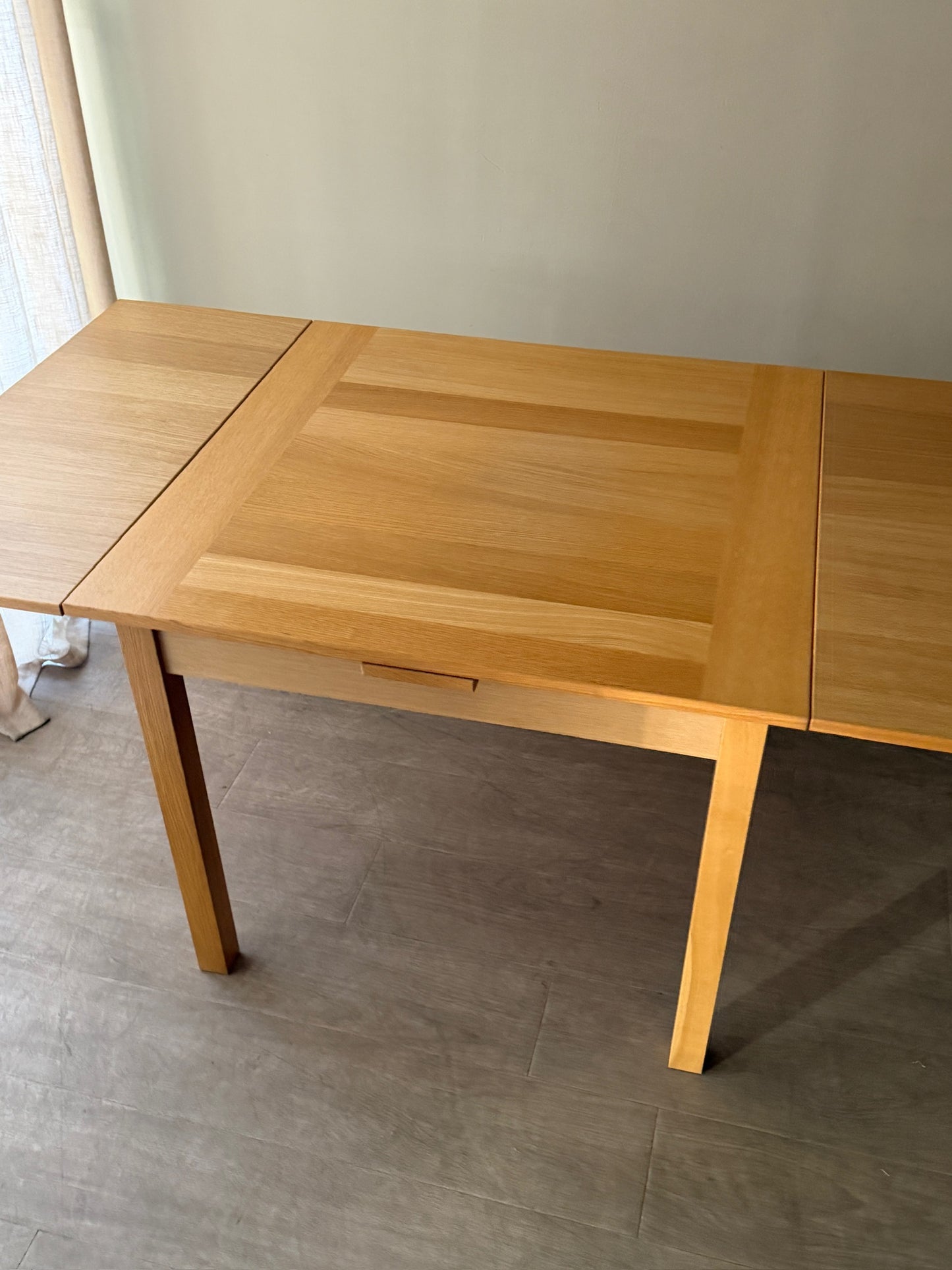 Gangso Mobler Danish oak extending dining table