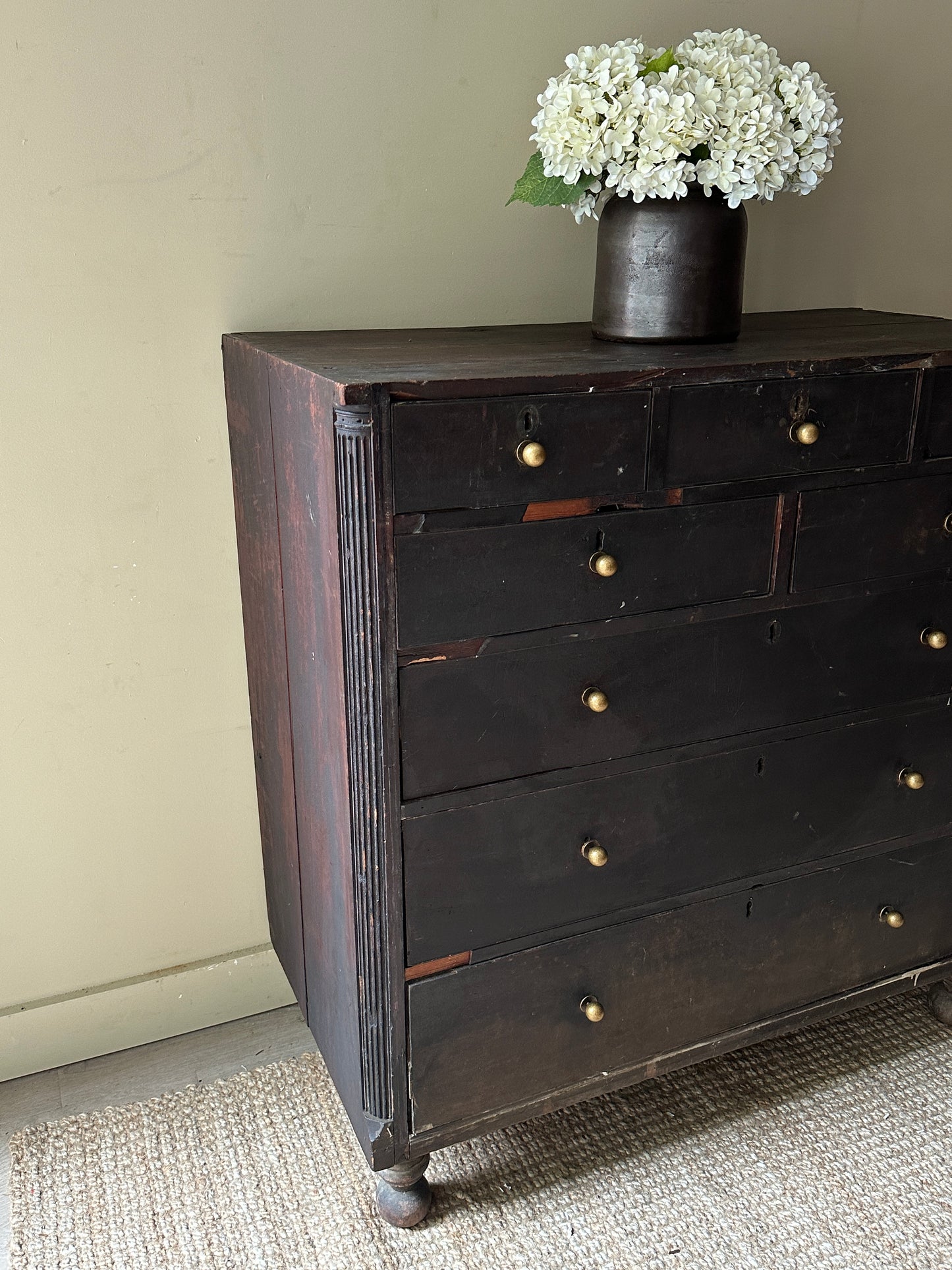 Rustic pine dresser