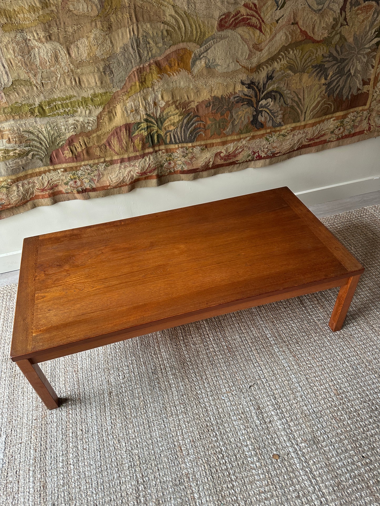Teak coffee table