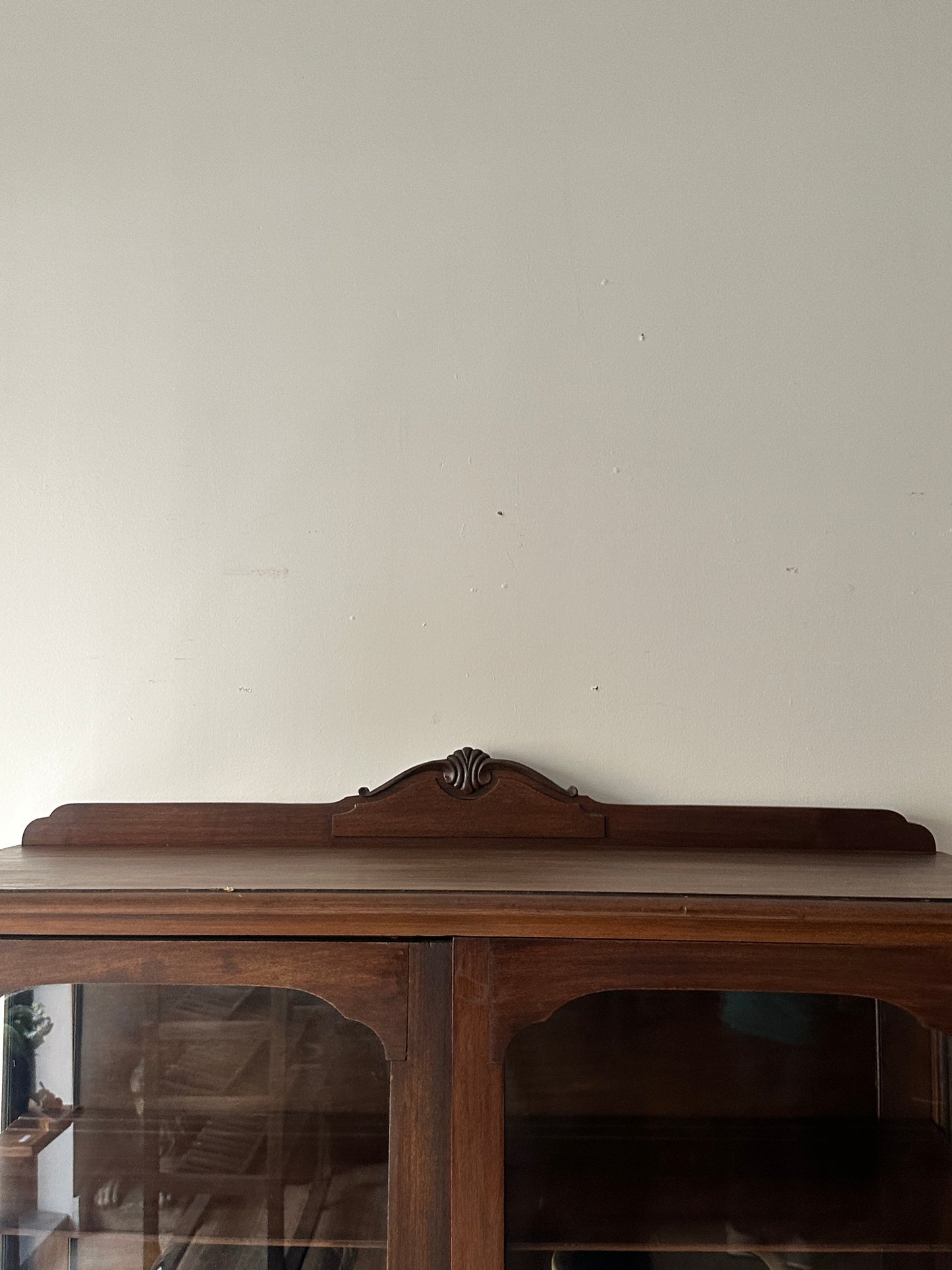 Walnut display case