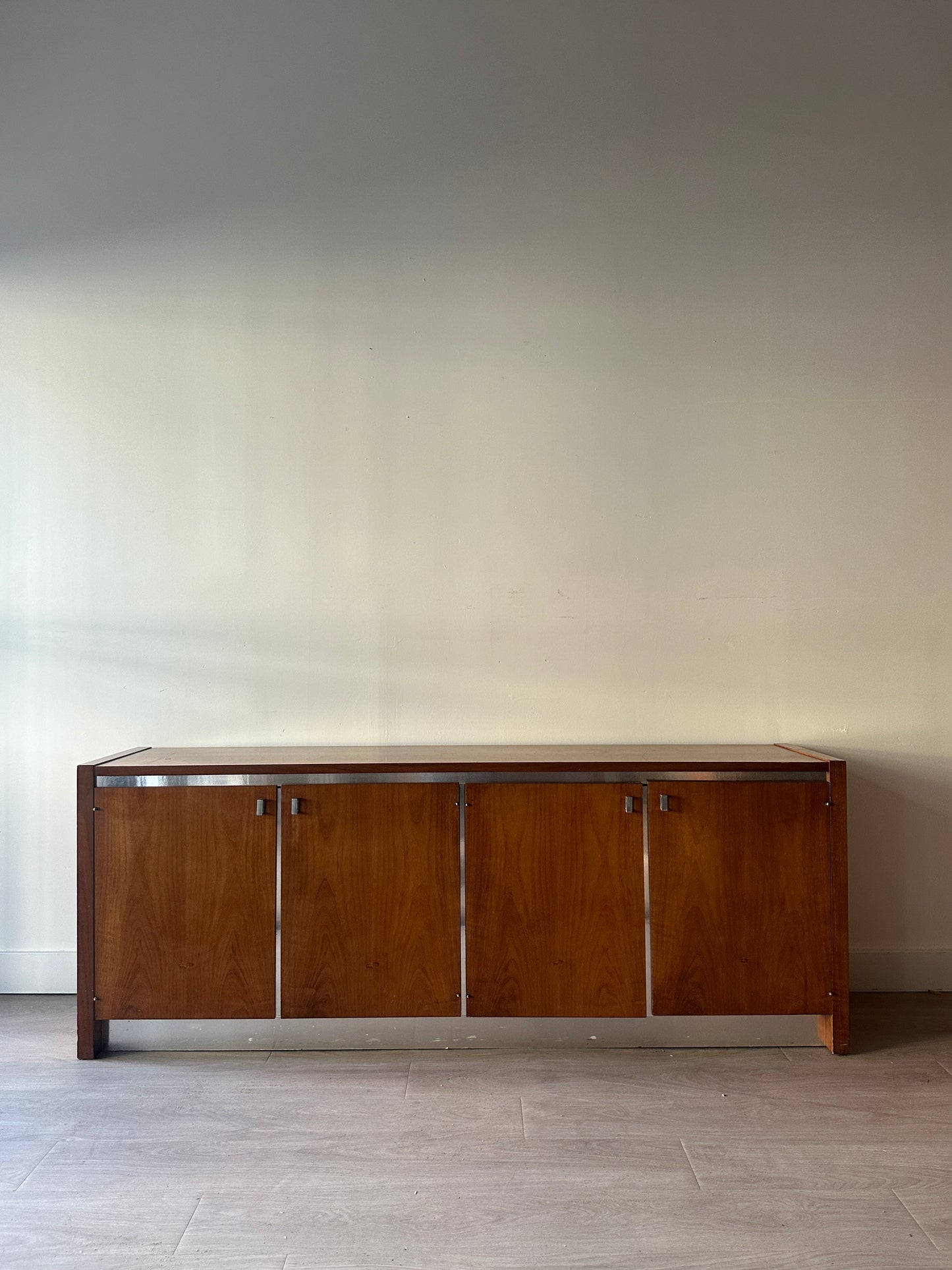 Walnut credenza