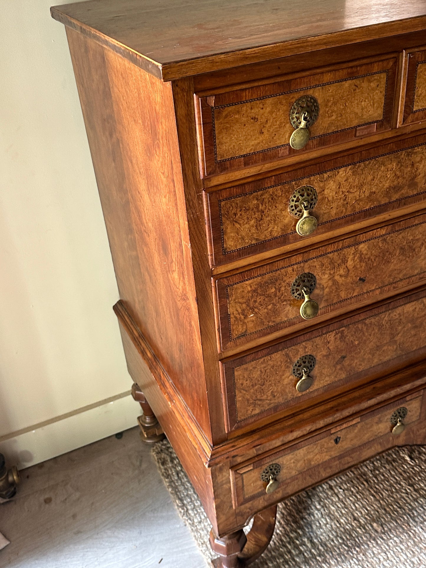 Burl dresser