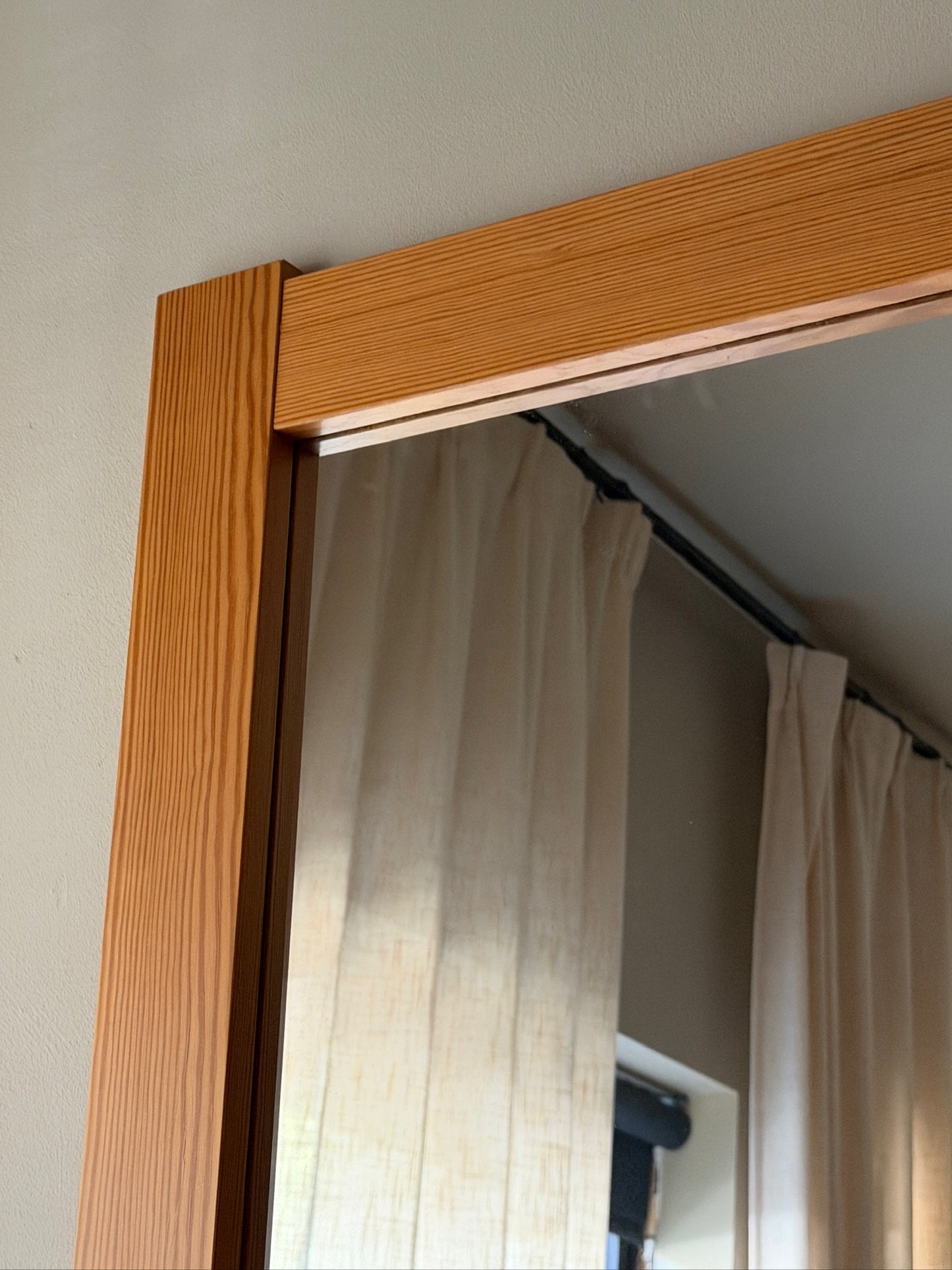 Scandinavian pine mirror