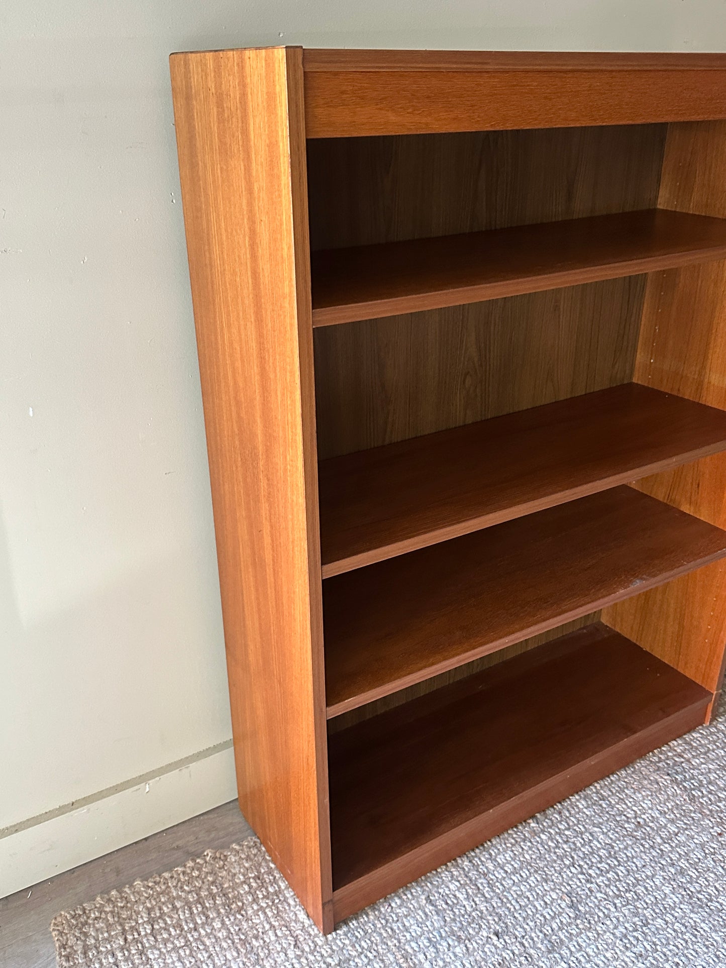 Teak bookshelf