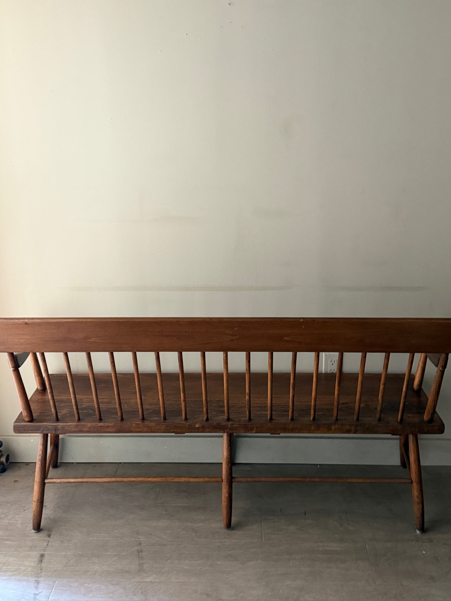 Pine farmhouse bench