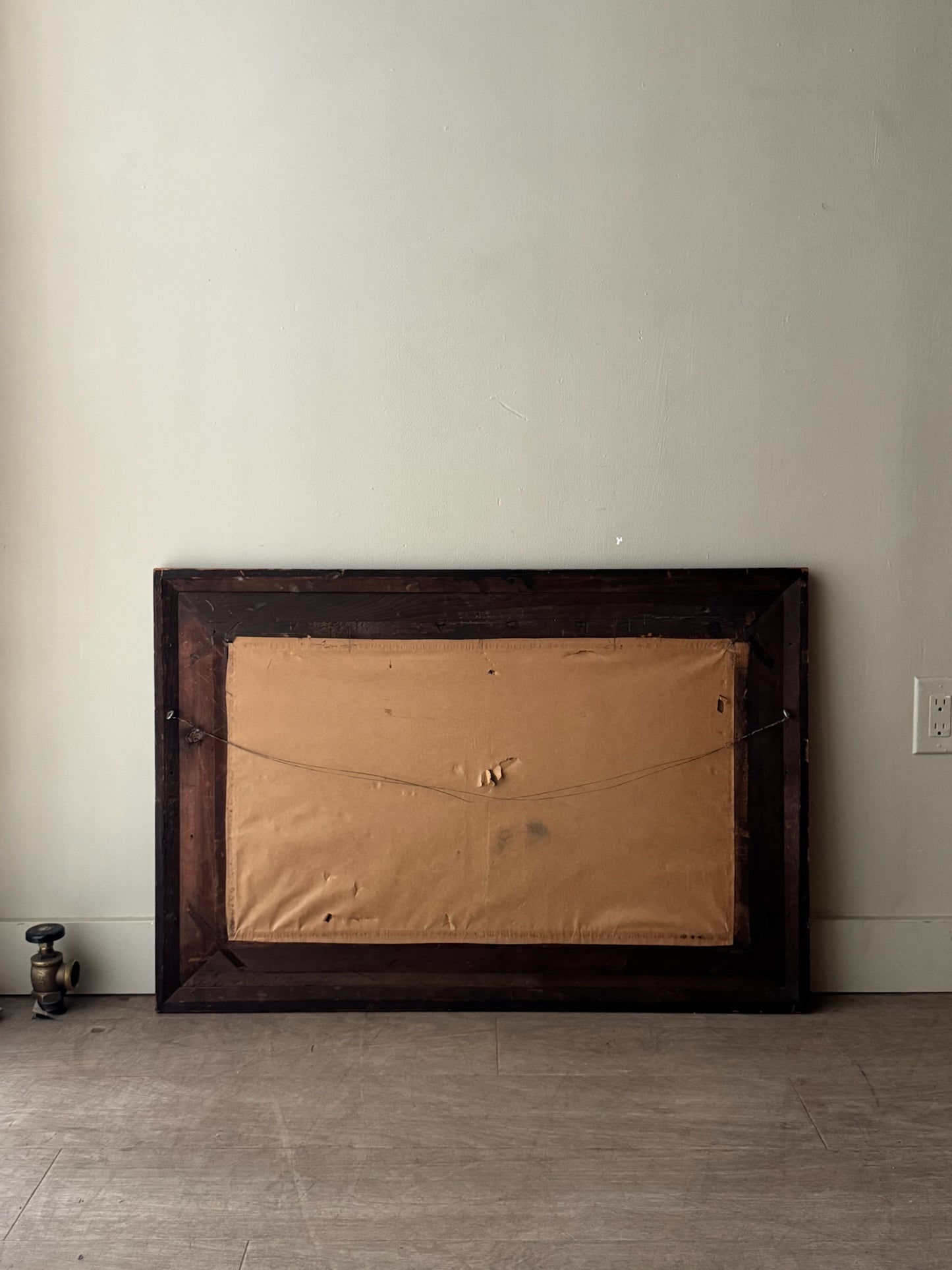 Mahogany ogee mirror
