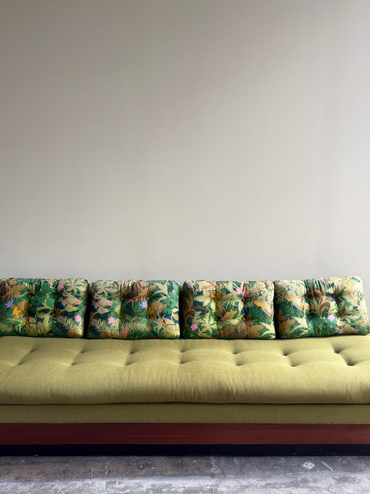 Adrian Pearsall walnut modular sofa