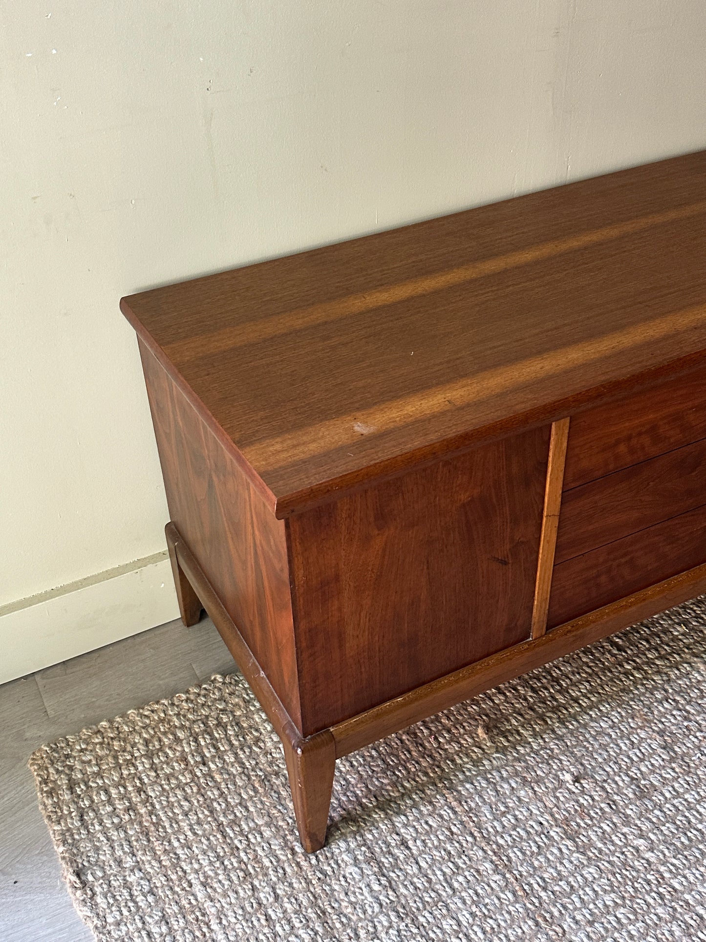 Lane cedar storage bench