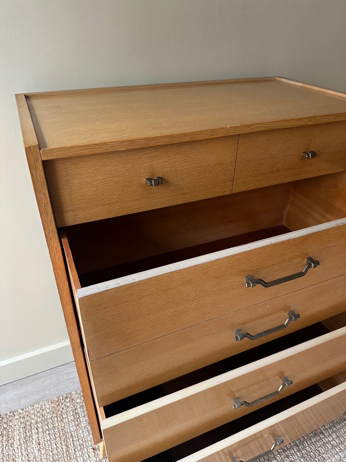 Oak tallboy