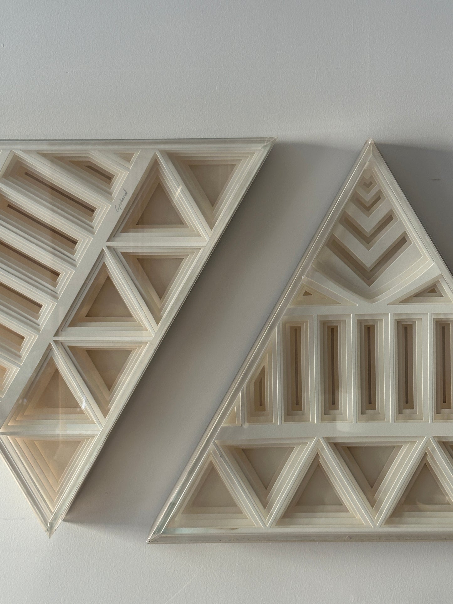Greg Copeland 3D paper cut wall sculptures. Sold individually.