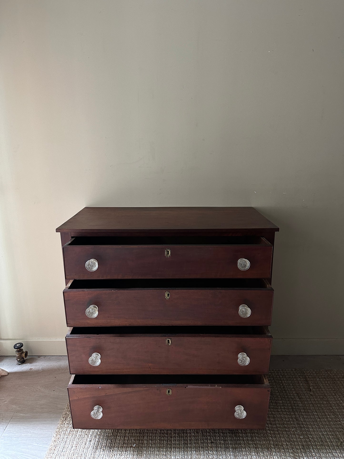 19th c. cherry dresser