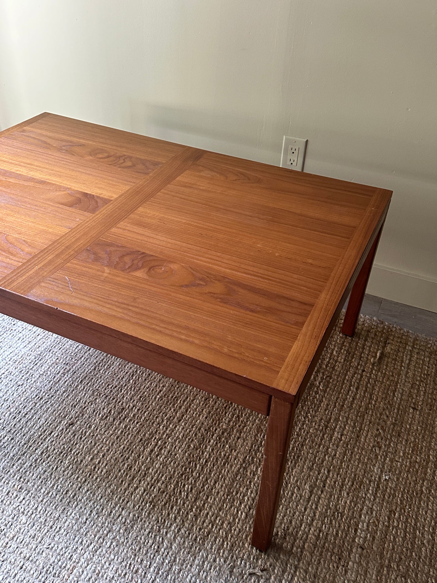 Teak coffee table