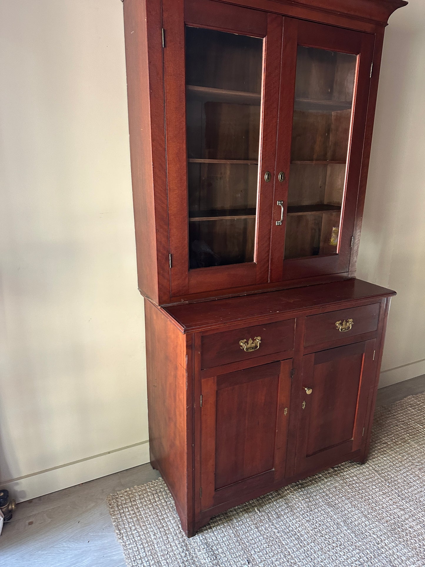Two piece hutch