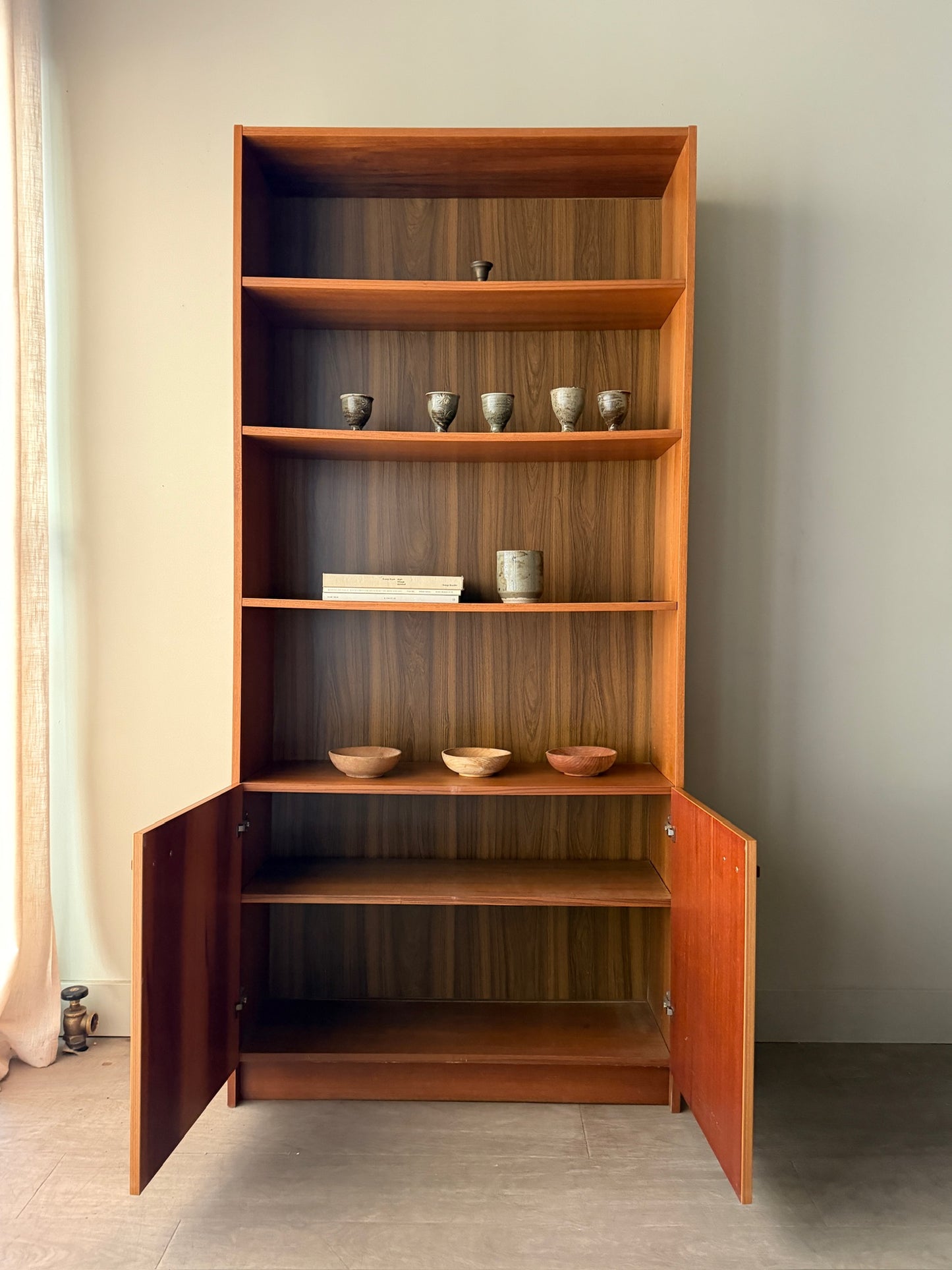 Danish teak bookcase