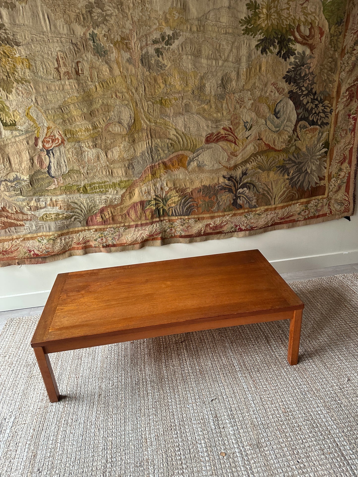Teak coffee table