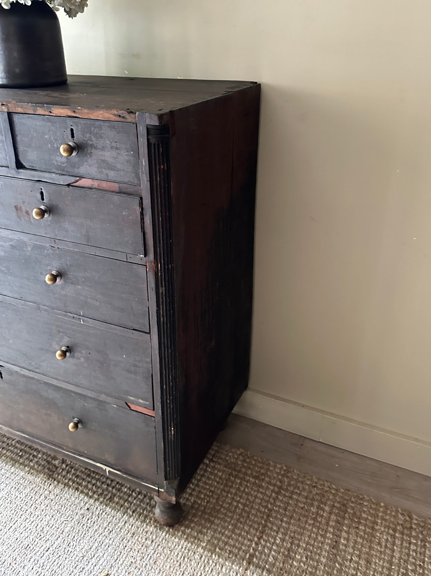 Rustic pine dresser