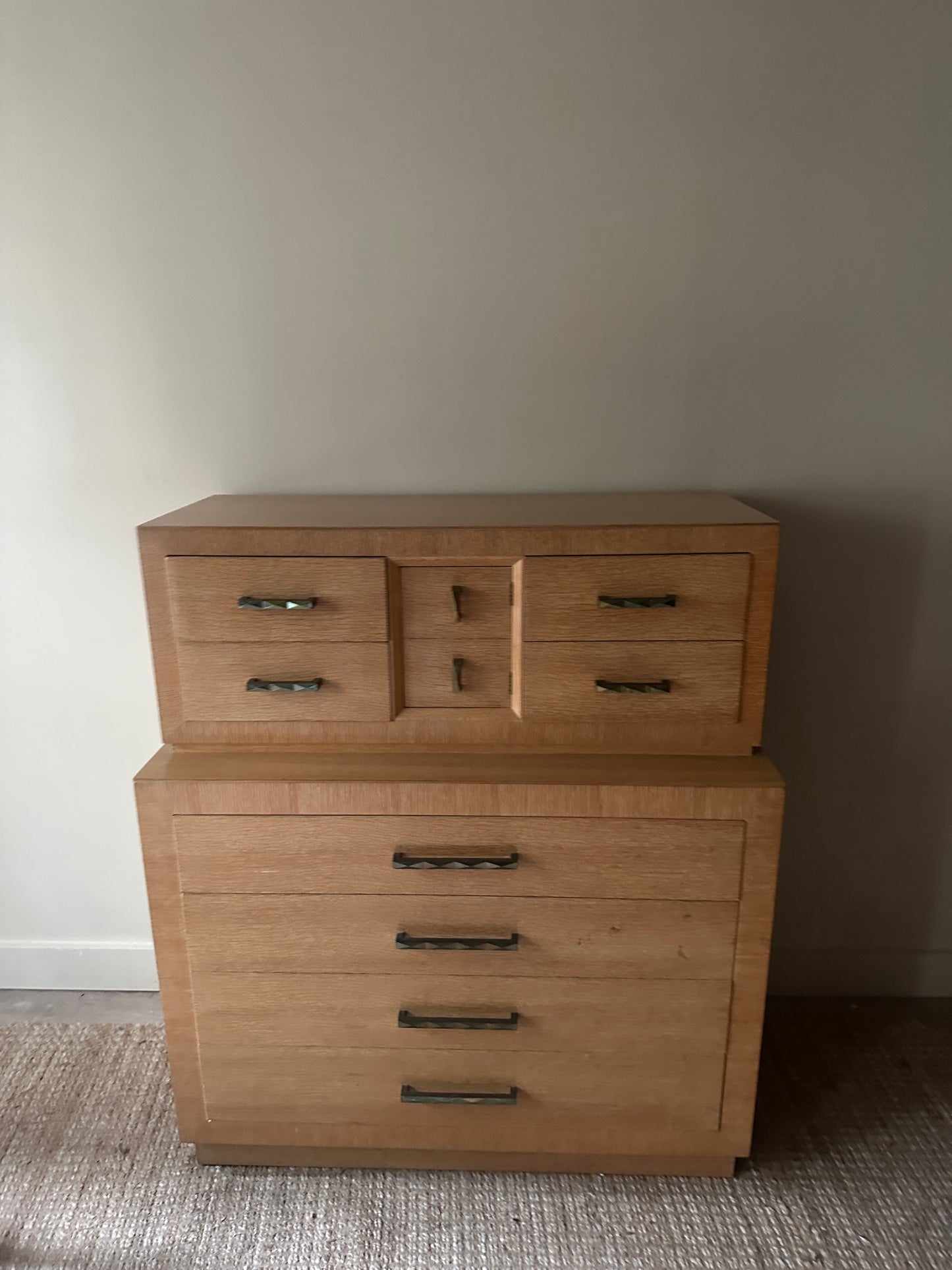 Robinson blonde oak tallboy