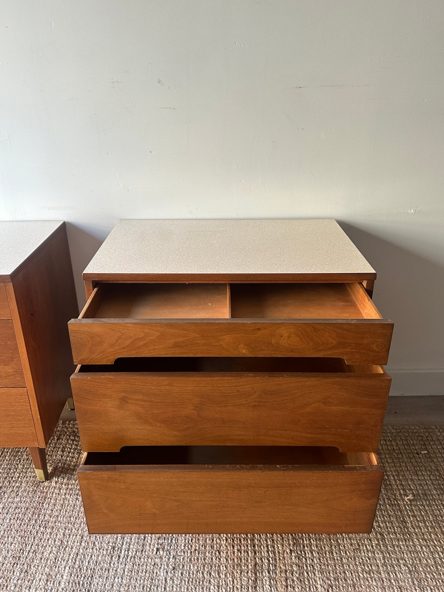 Walnut dresser (right)
