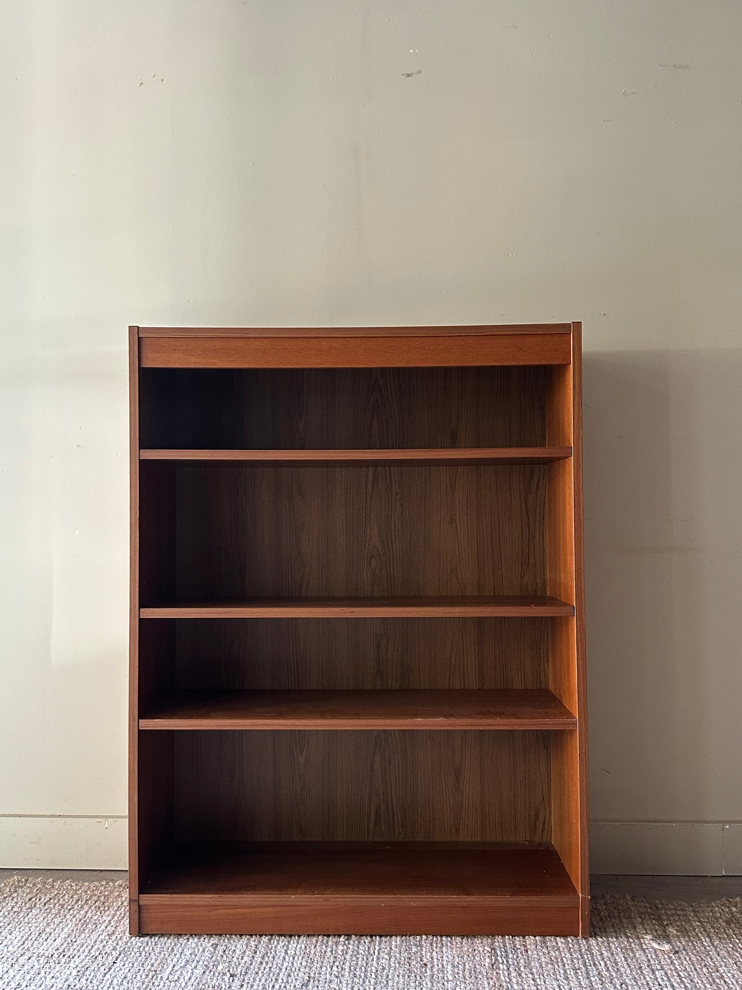 Teak bookshelf