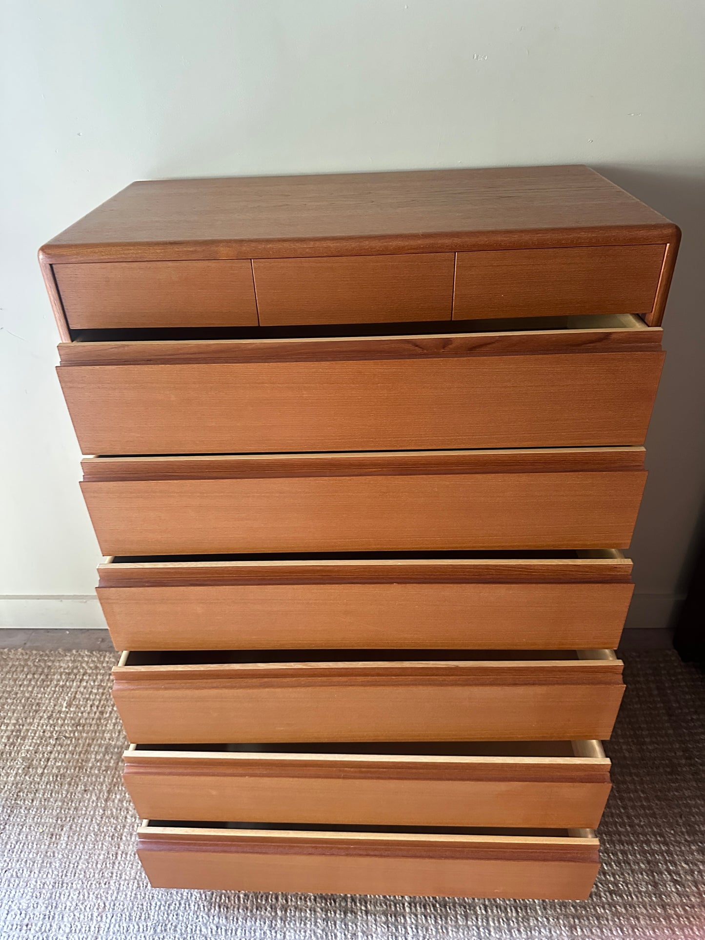Teak tallboy